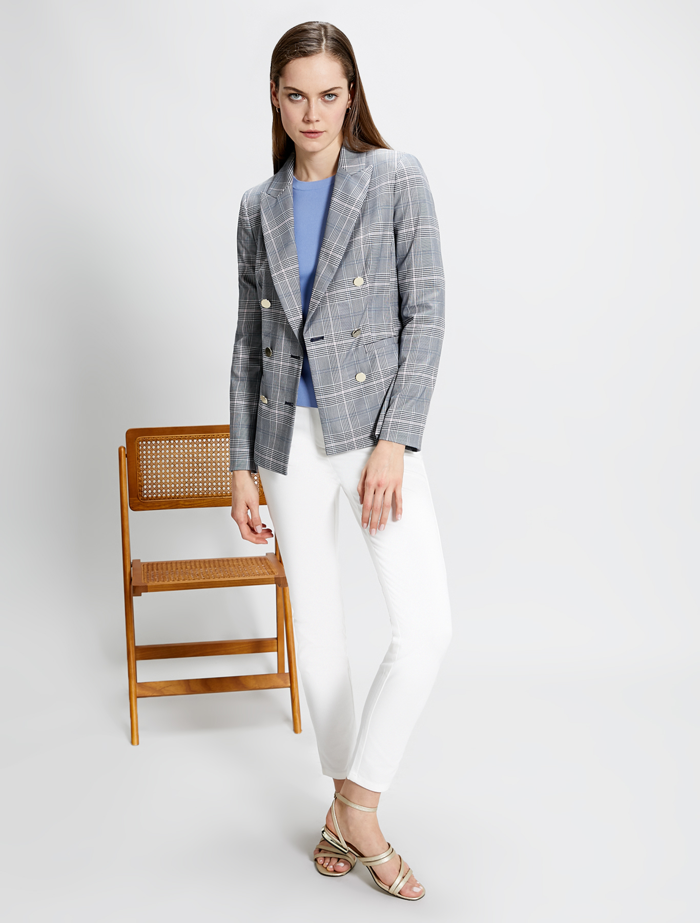 Jumper with flounced sleeves, air force blue - Pennyblack Jumper with flounced sleeves - air force blue - pennyblack
