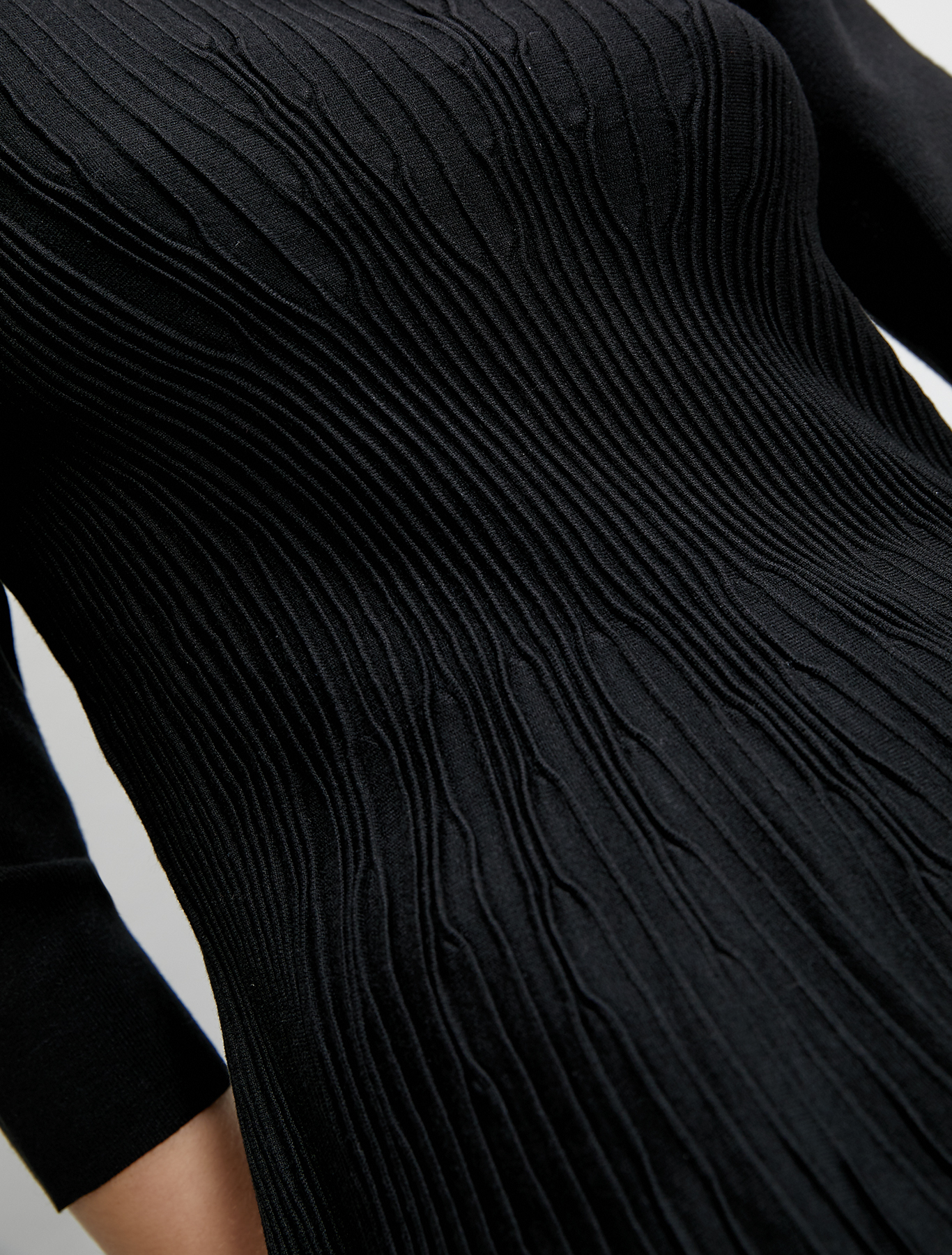 Jumper with pleated motif, black - Pennyblack Jumper with pleated motif - black - pennyblack