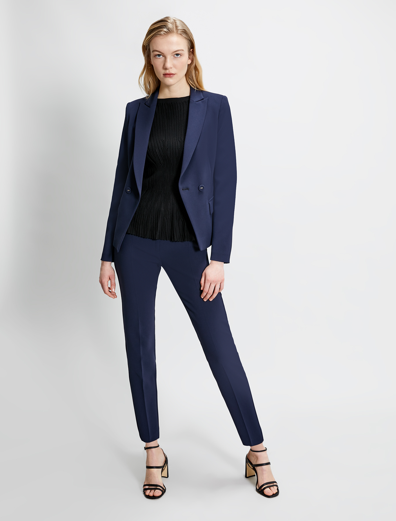 Jumper with pleated motif, black - Pennyblack Jumper with pleated motif - black - pennyblack