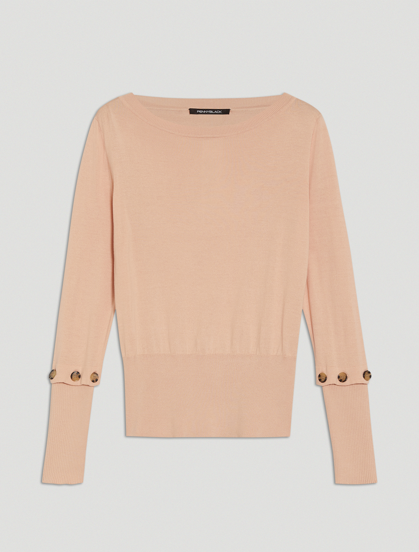 Maglia in cotone e seta, rosa - Pennyblack Maglia in cotone e seta - rosa - pennyblack