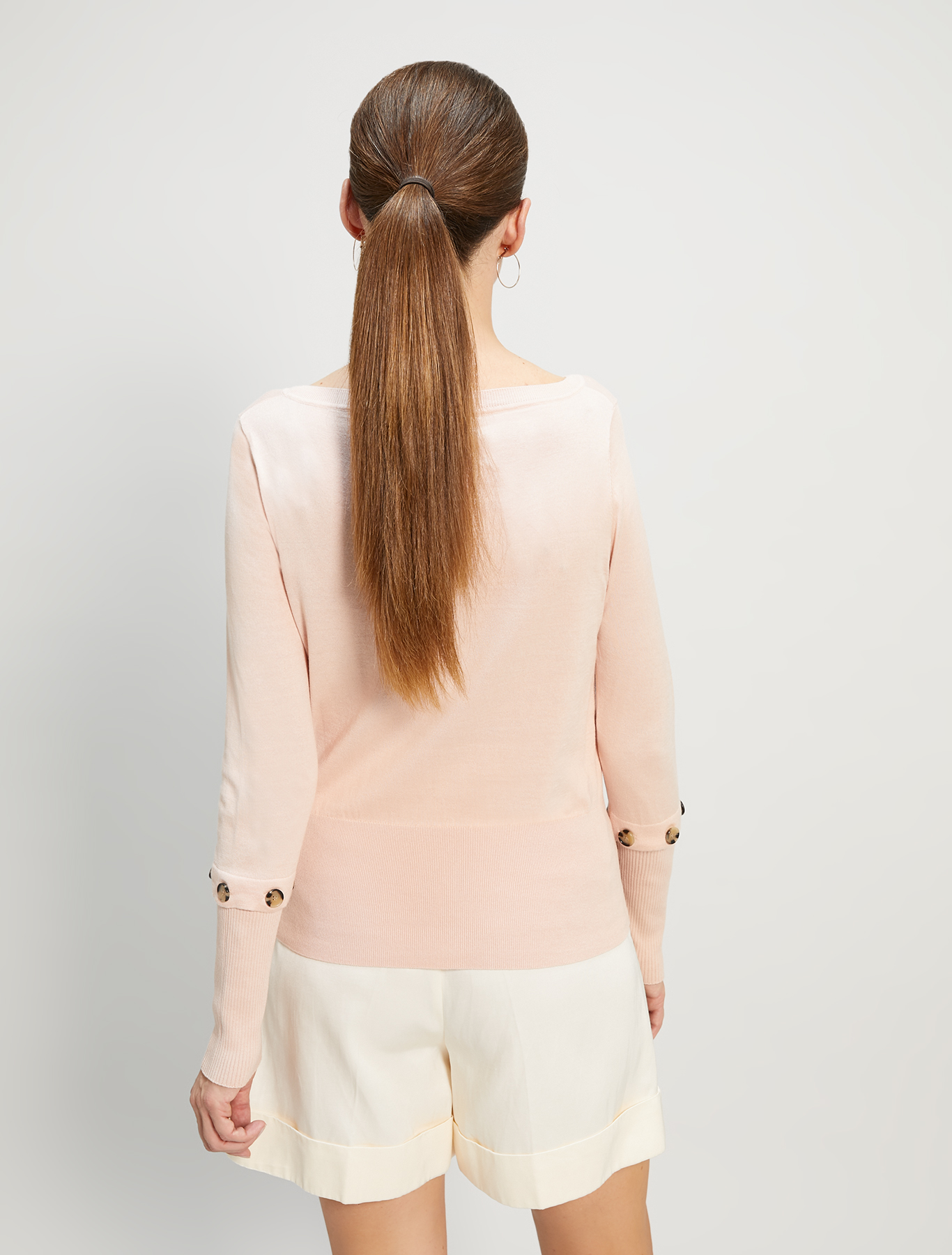 Maglia in cotone e seta, rosa - Pennyblack Maglia in cotone e seta - rosa - pennyblack