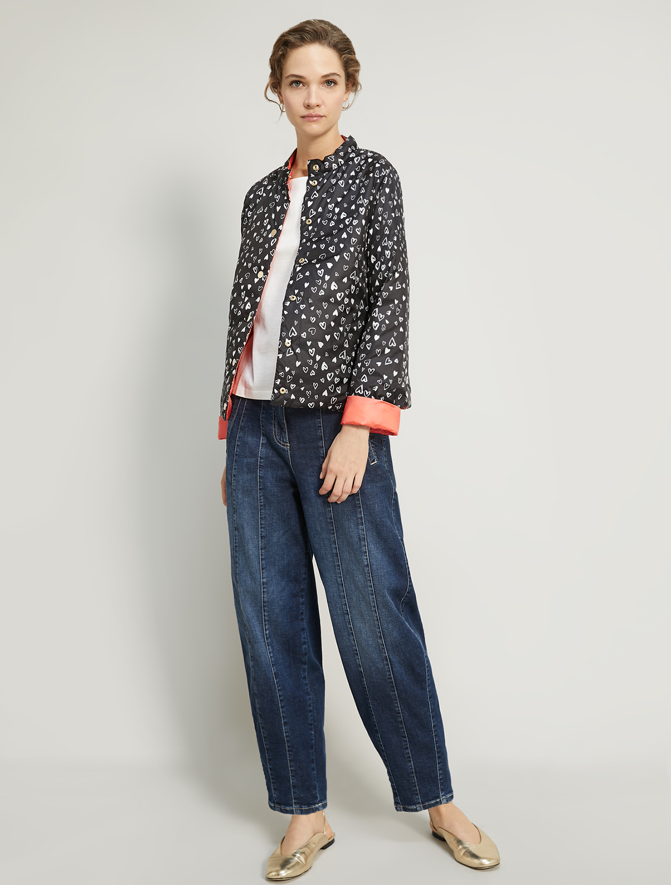 Reversible padded jacket, coral - Pennyblack Reversible padded jacket - coral - pennyblack