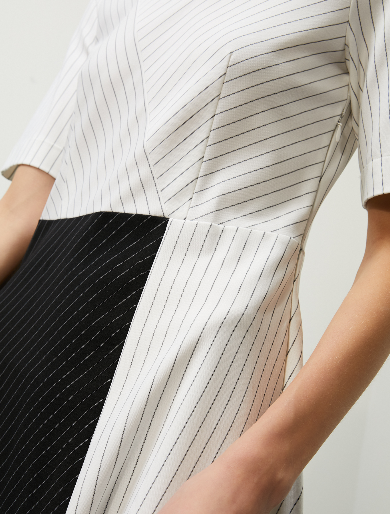 Colour-block dress in jersey, ivory pattern - Pennyblack Colour-block dress in jersey - ivory pattern - pennyblack