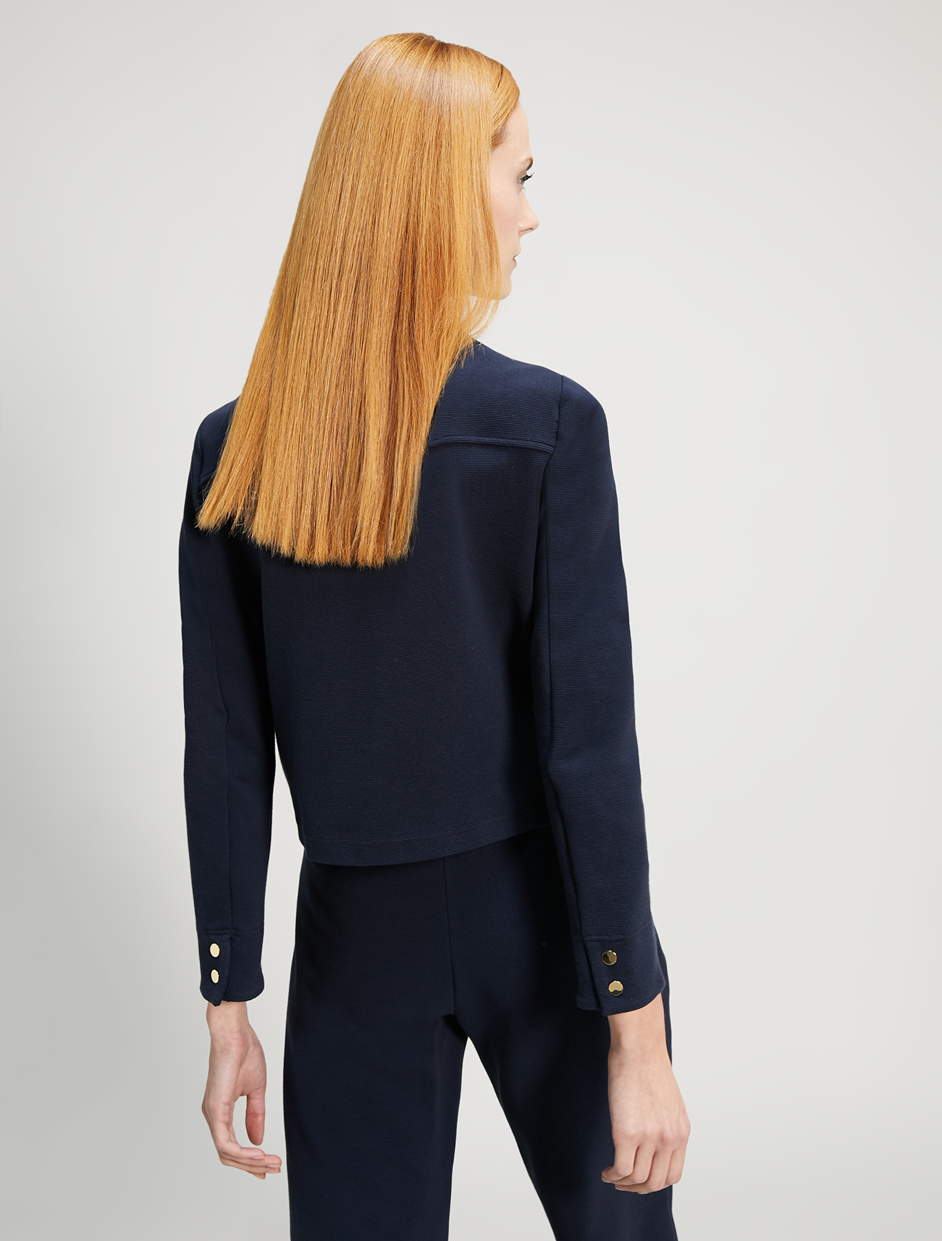 Ottoman jersey jacket, navy blue - Pennyblack Ottoman jersey jacket - navy blue - pennyblack