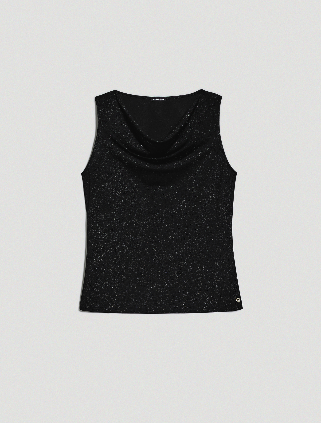 Lamé jersey top, black - Pennyblack Lamé jersey top - black - pennyblack