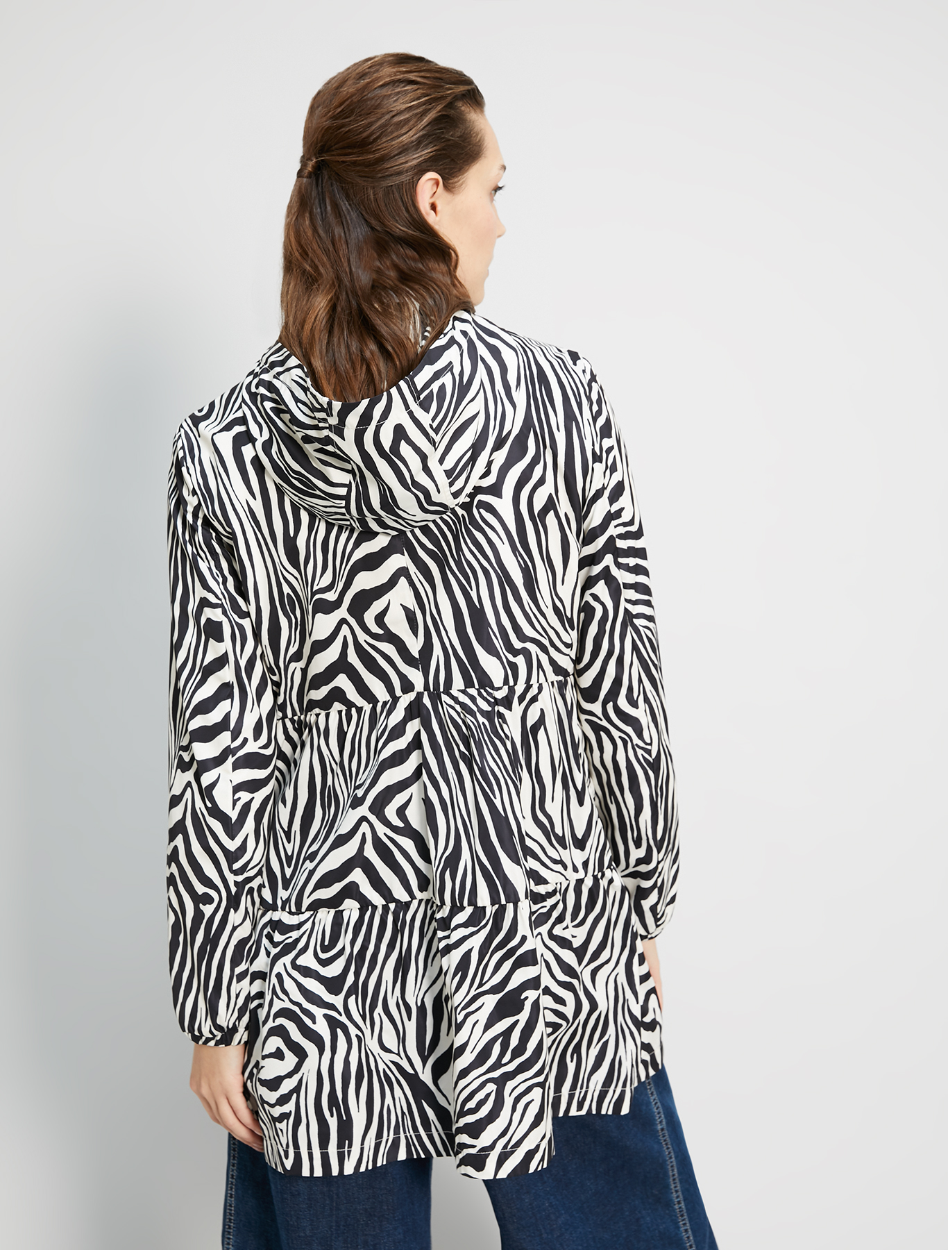 Zebra print raincoat, black pattern - Pennyblack Zebra print raincoat - black pattern - pennyblack