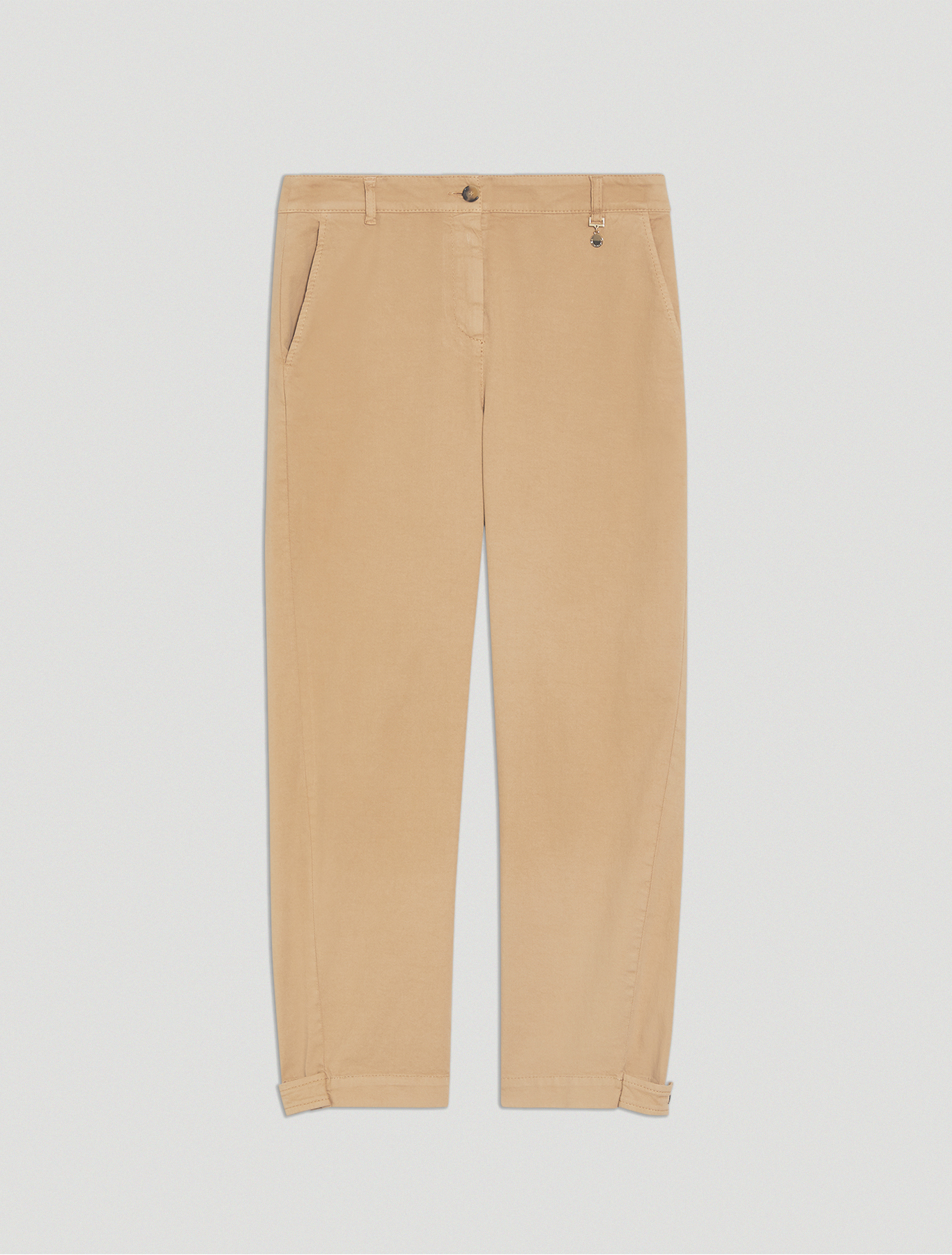 Piqué carrot-fit trousers, cord - Pennyblack Piqué carrot-fit trousers - cord - pennyblack