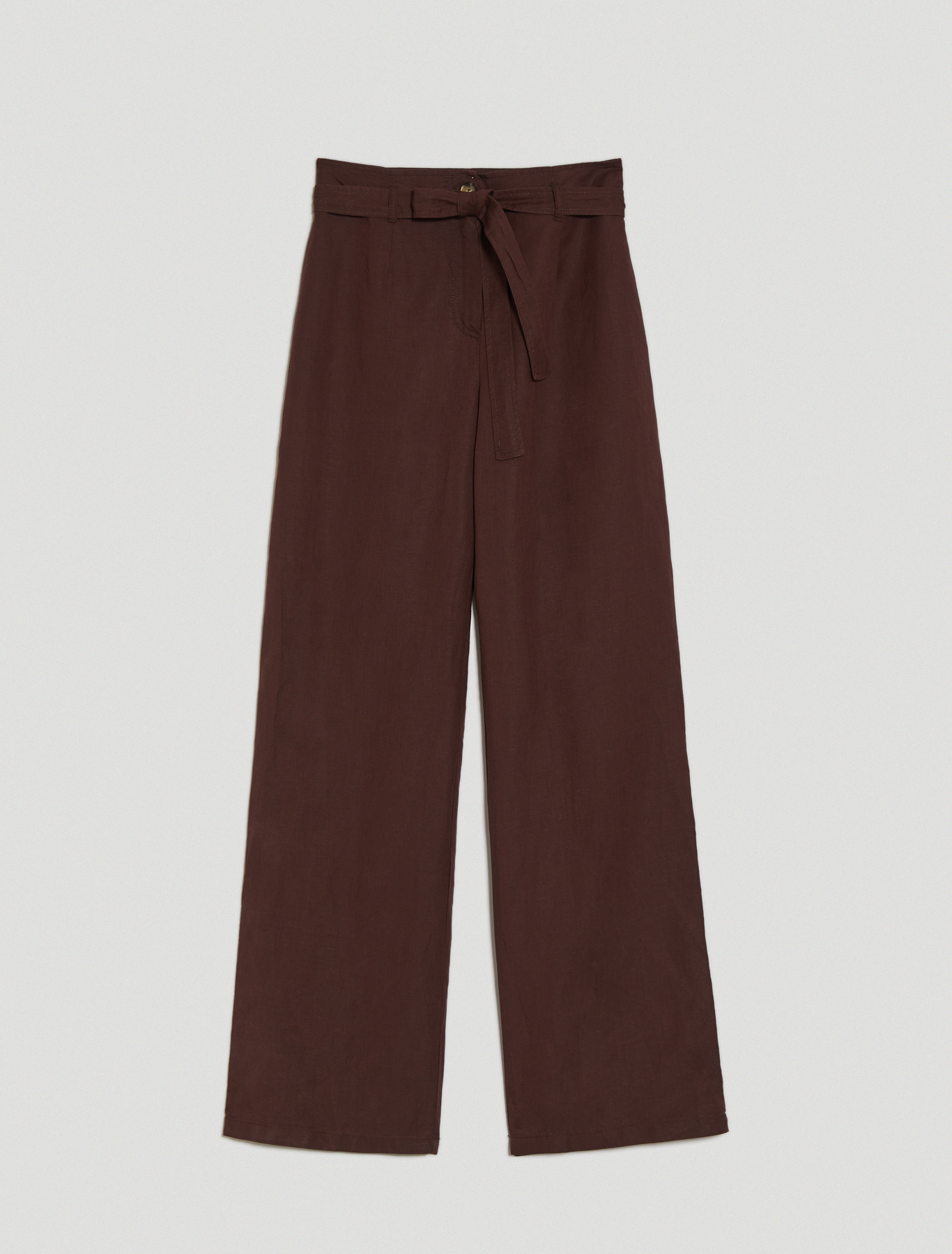 Linen blend trousers, brown - Pennyblack Linen blend trousers - brown - pennyblack