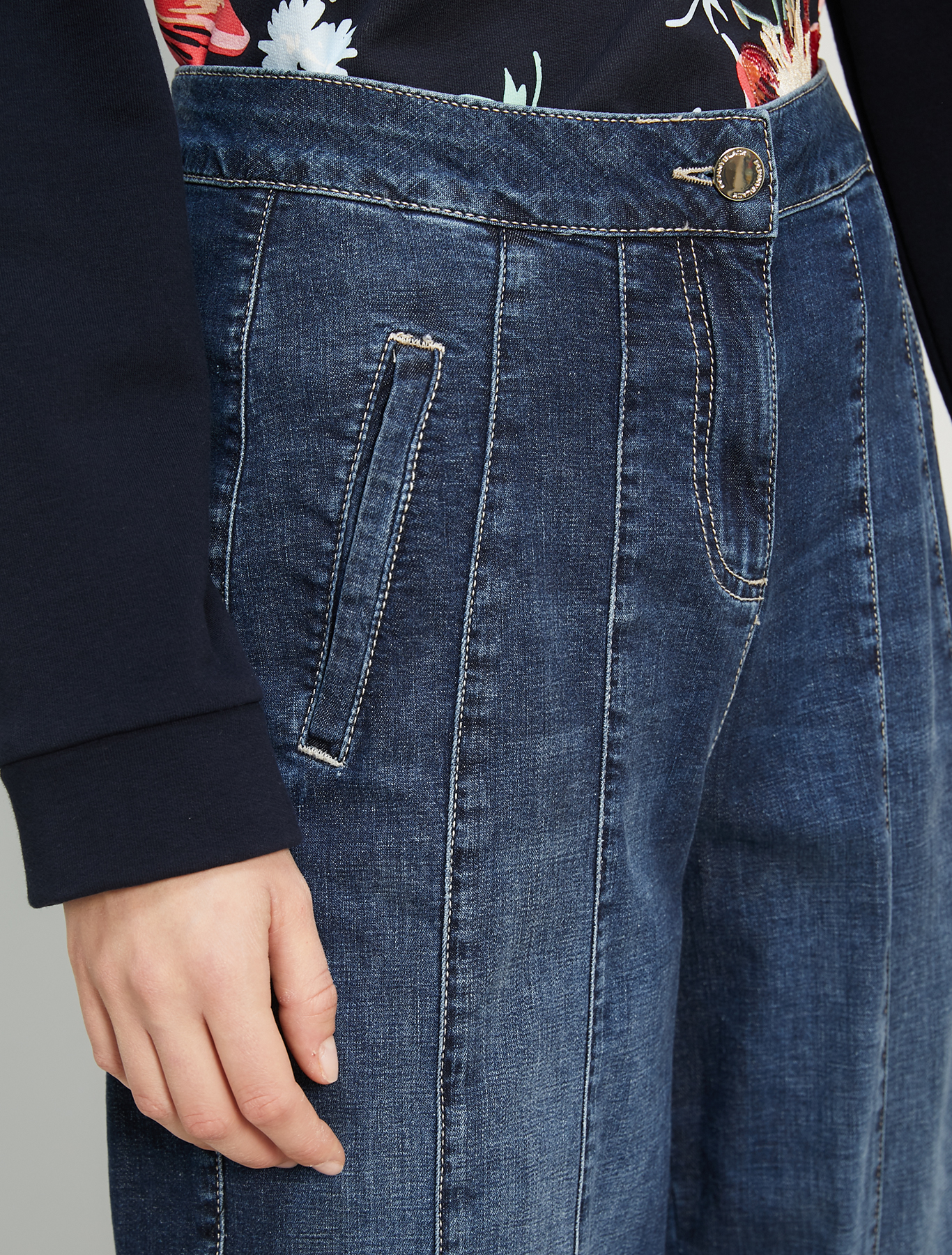 Barrel-leg jeans, cornflower blue - Pennyblack Barrel-leg jeans - cornflower blue - pennyblack