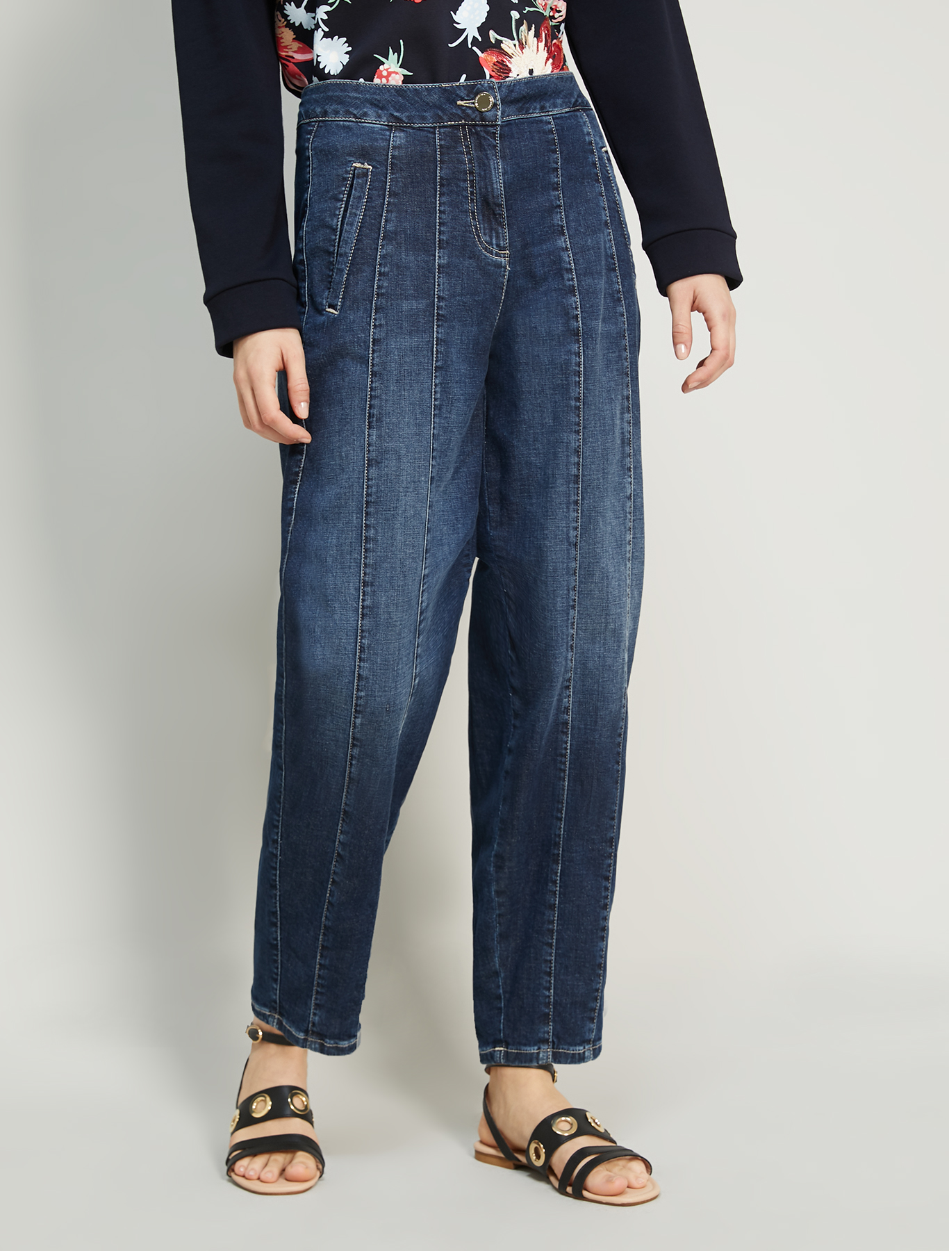 Barrel-leg jeans, cornflower blue - Pennyblack Barrel-leg jeans - cornflower blue - pennyblack