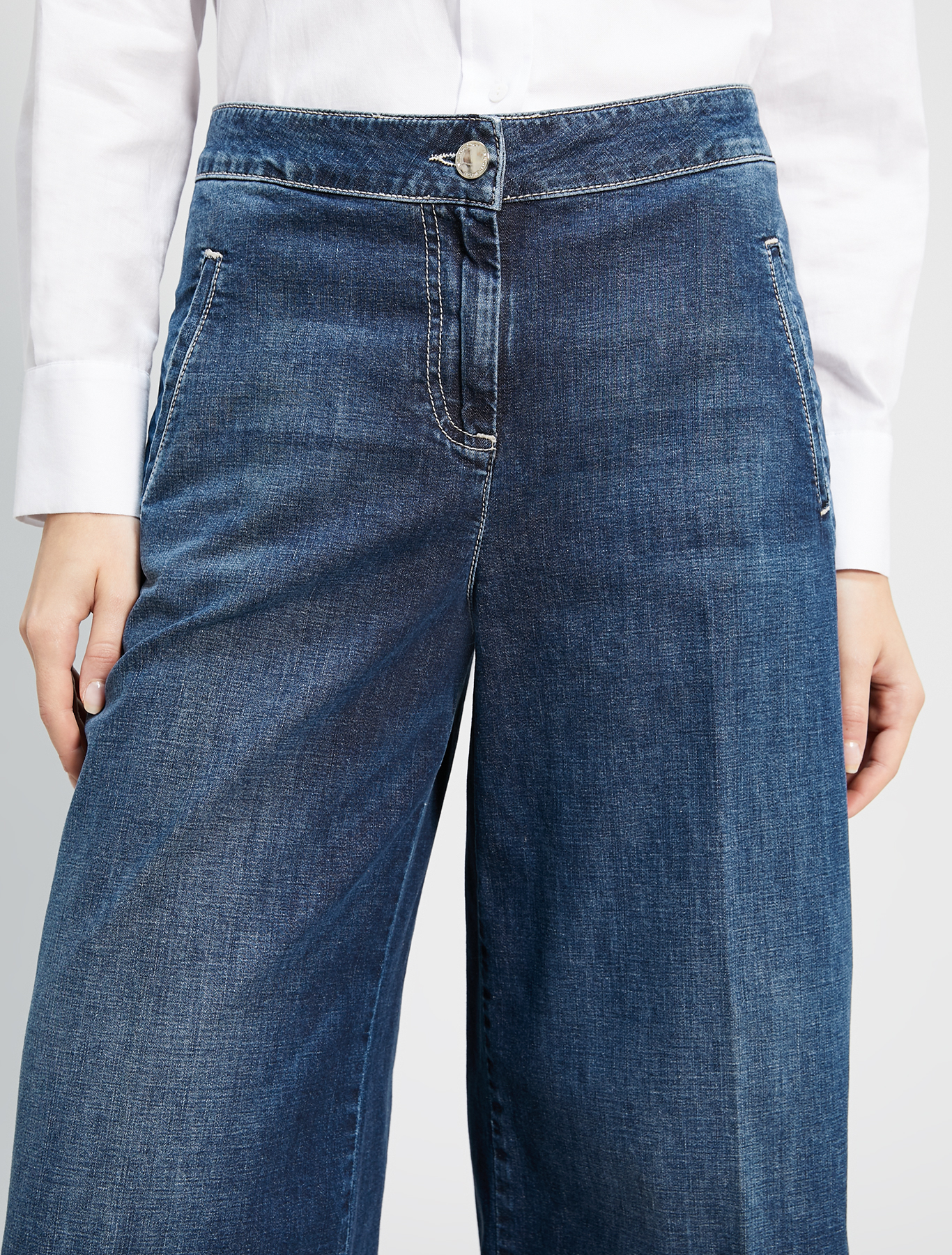 Wide-leg jeans, cornflower blue - Pennyblack Wide-leg jeans - cornflower blue - pennyblack