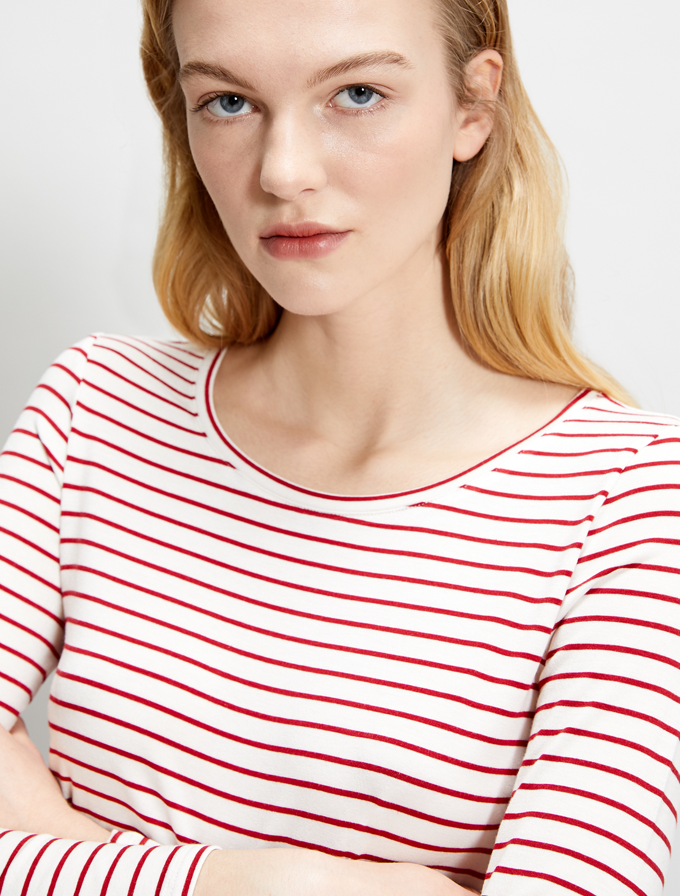 Flowing jersey T-shirt, red pattern - Pennyblack Flowing jersey T-shirt - red pattern - pennyblack