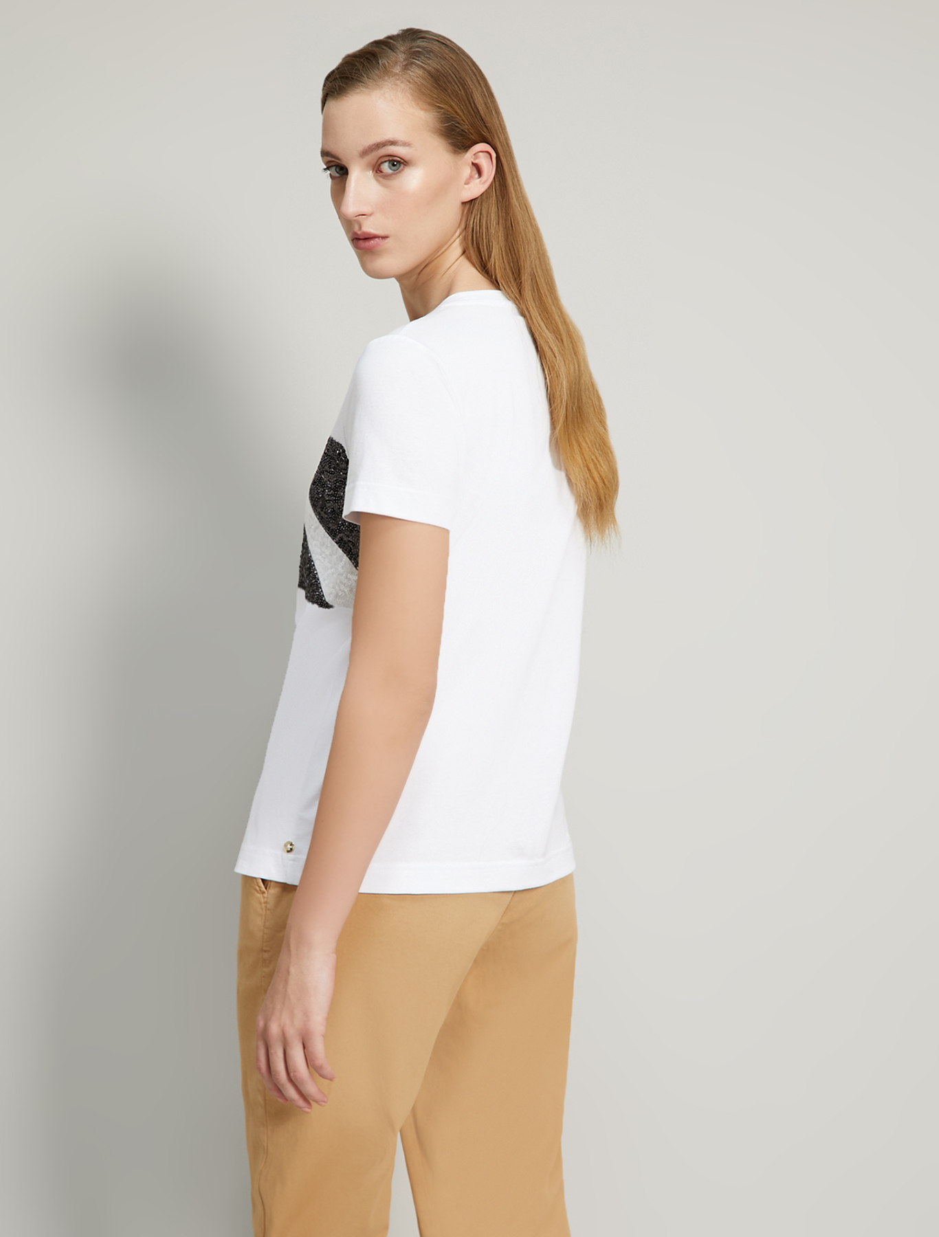 Embroidered sequin T-shirt, white - Pennyblack Embroidered sequin T-shirt - white - pennyblack