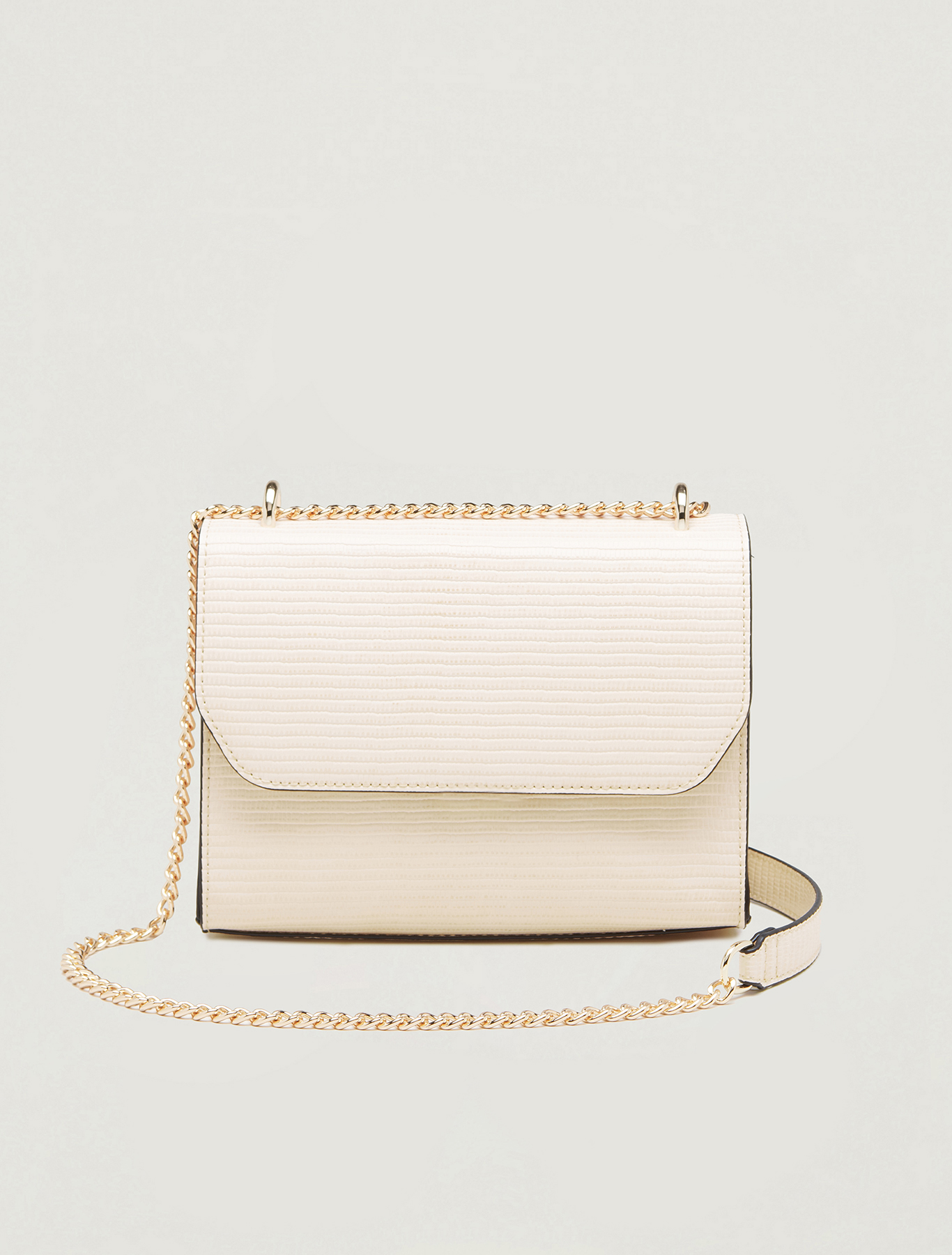 Lizard-print chain bag, beige - Pennyblack Lizard-print chain bag - beige - pennyblack