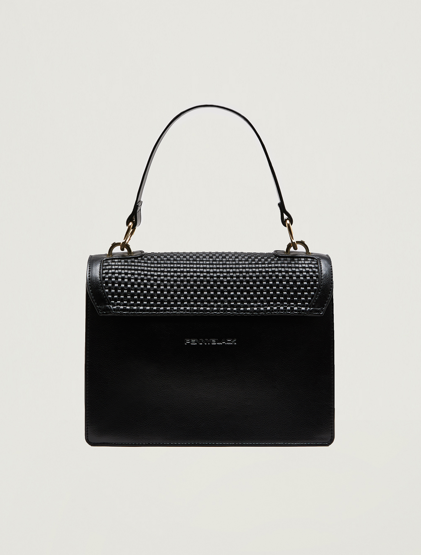 Woven shoulder bag, black - Pennyblack Woven shoulder bag - black - pennyblack