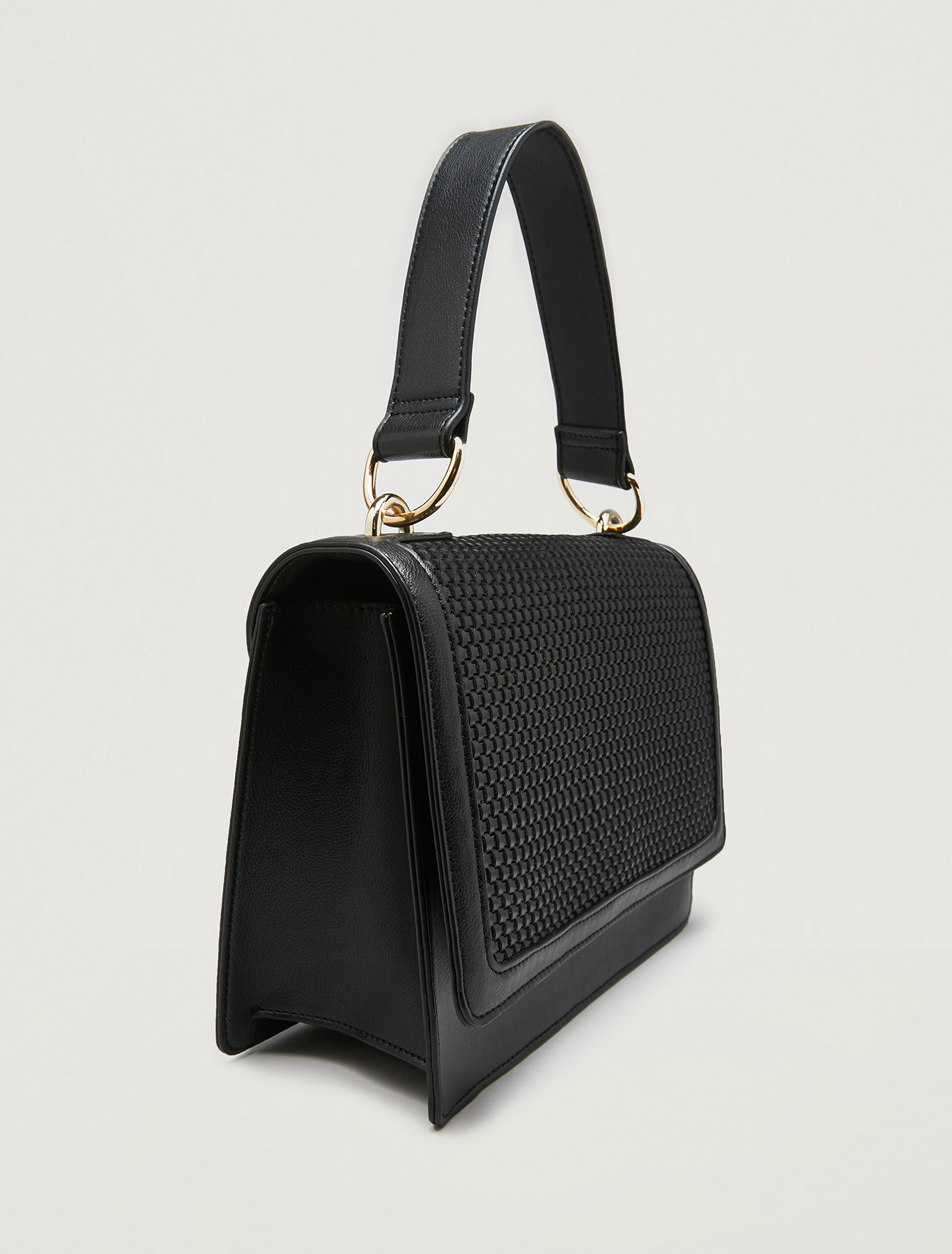 Woven shoulder bag, black - Pennyblack Woven shoulder bag - black - pennyblack