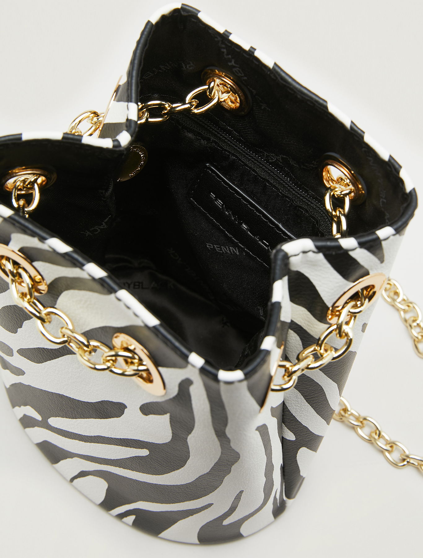 Animal print bucket bag, black - Pennyblack Animal print bucket bag - black - pennyblack