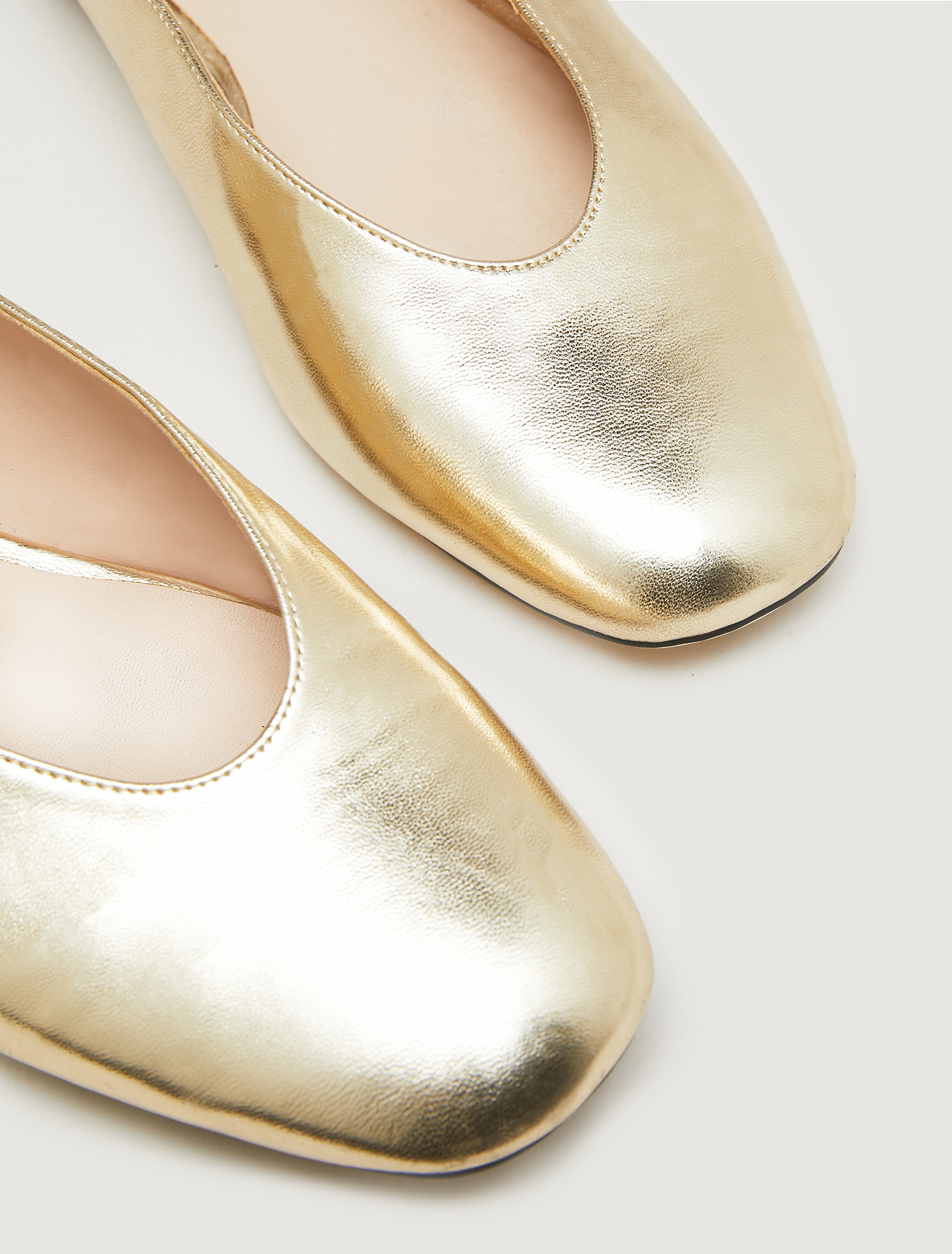Metallic mules with laces, gold - Pennyblack Metallic mules with laces - gold - pennyblack