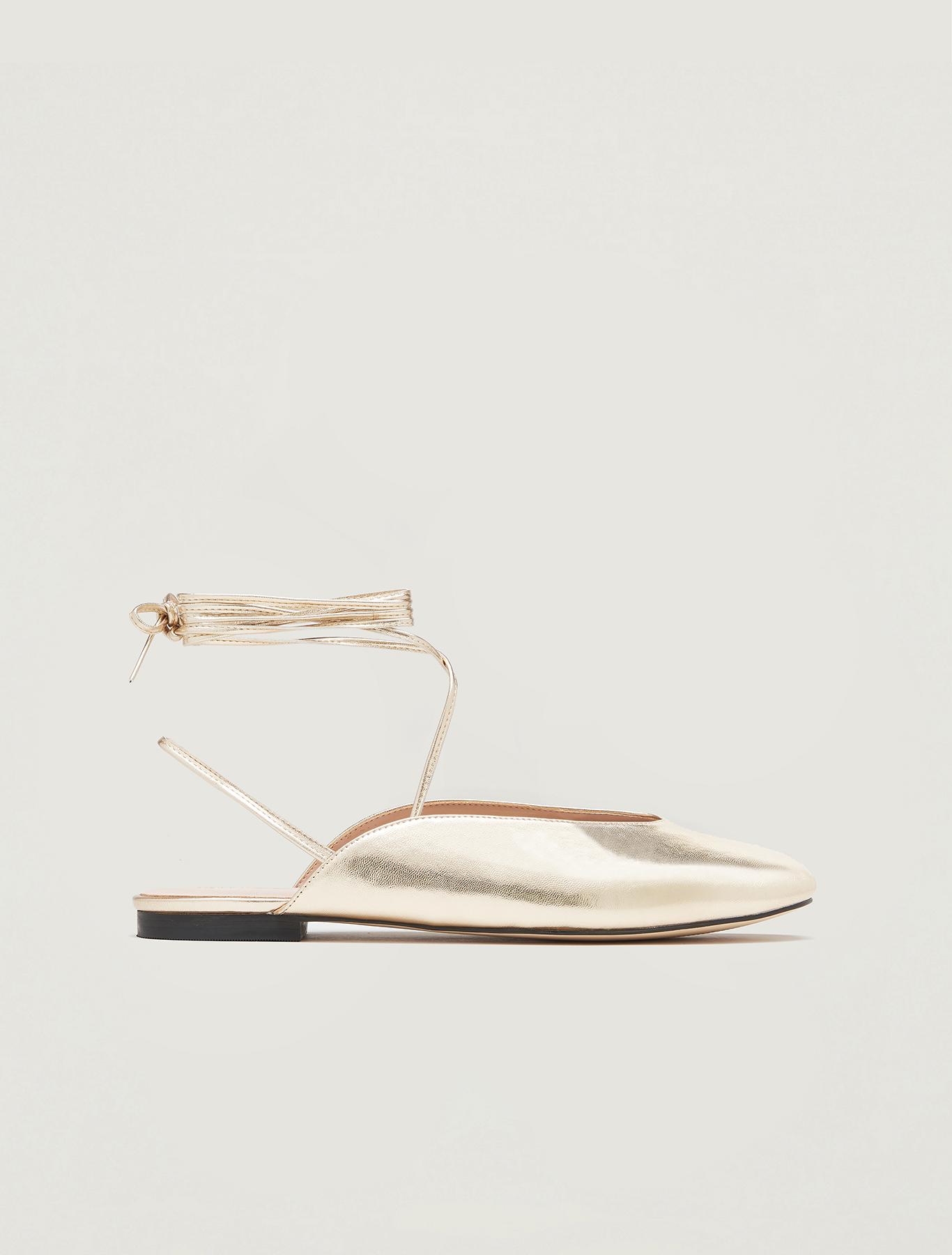 Metallic mules with laces, gold - Pennyblack Metallic mules with laces - gold - pennyblack