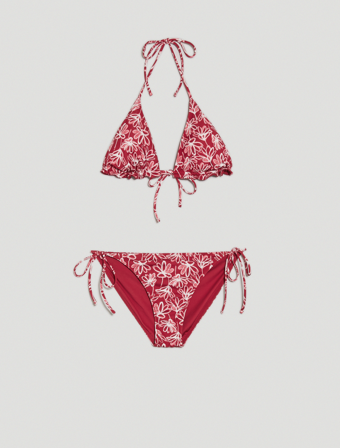 Reversible floral bikini, burgundy pattern - Pennyblack Reversible floral bikini - burgundy pattern - pennyblack