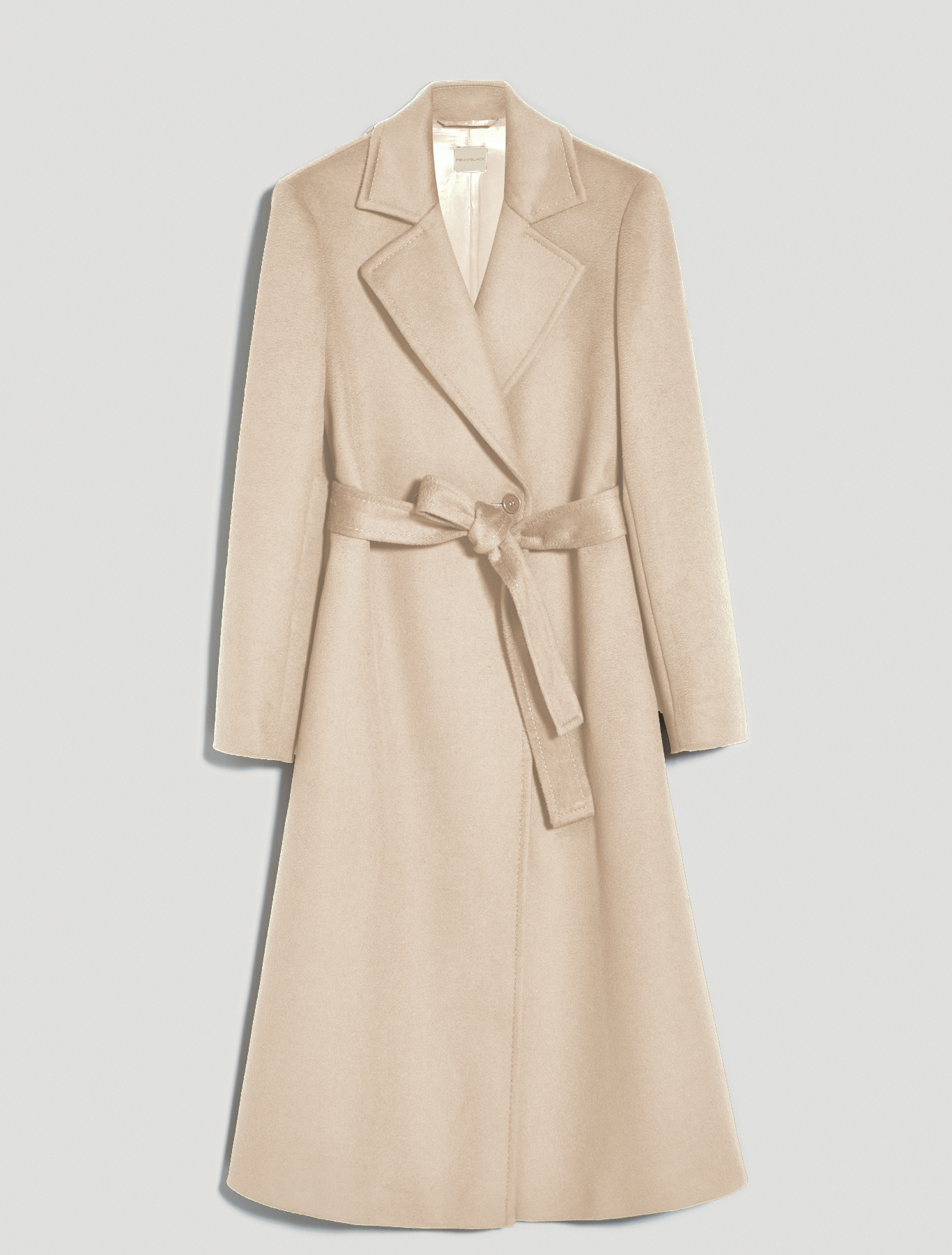 Wool drap midi coat, beige - Pennyblack Wool drap midi coat - beige - pennyblack