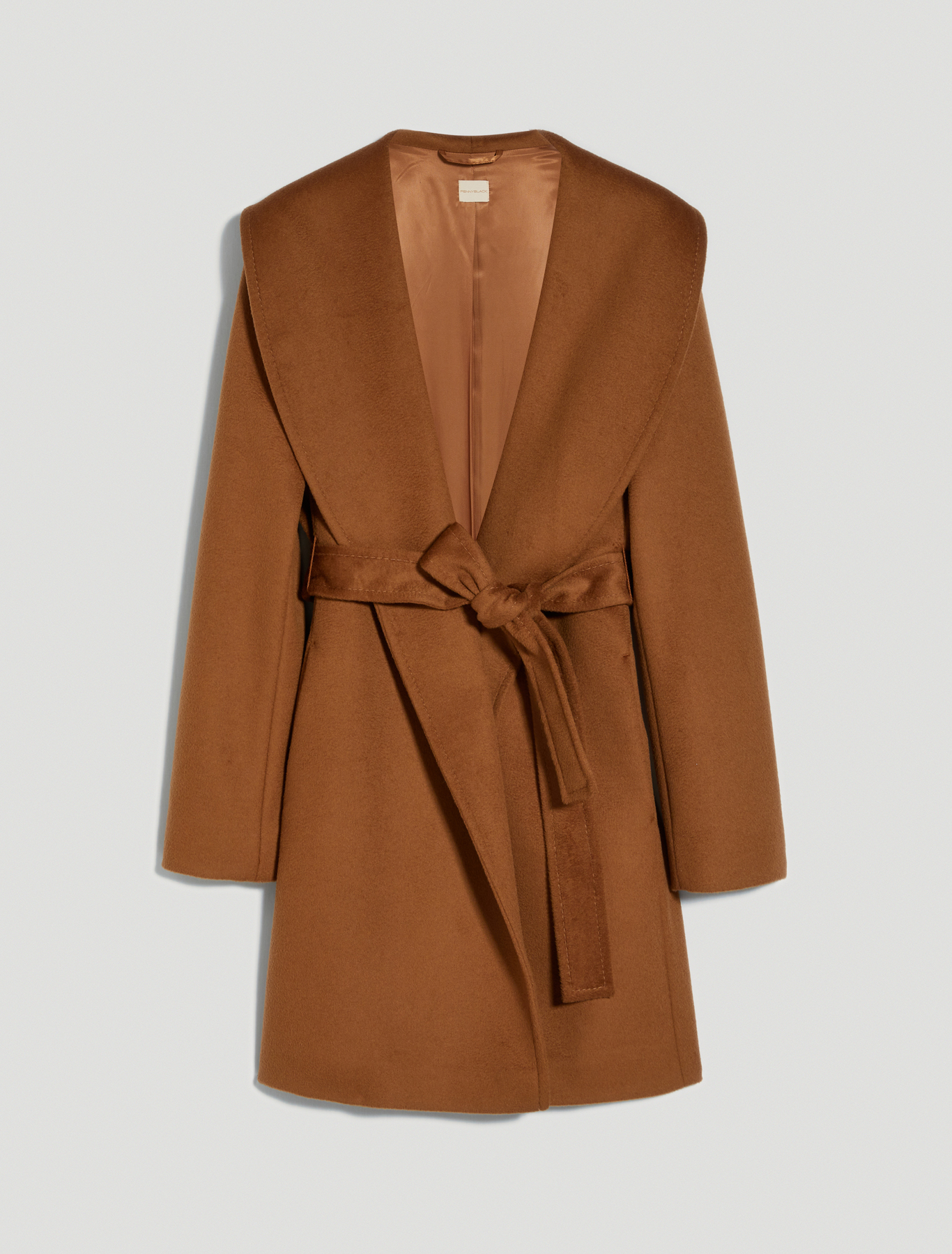 Short coat in wool drap, rust - Pennyblack Short coat in wool drap - rust - pennyblack