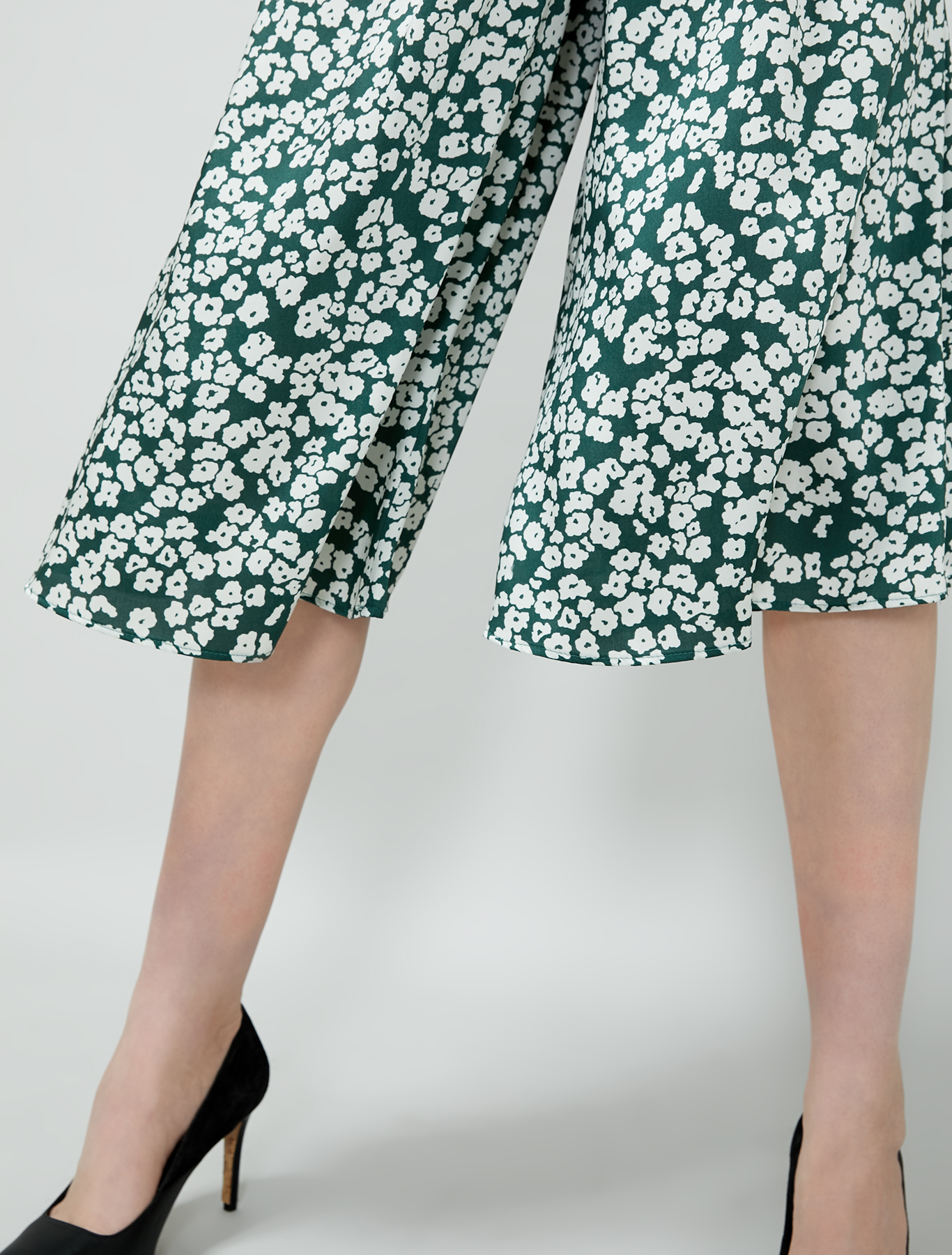 Twill culottes, green pattern - Pennyblack Twill culottes - green pattern - pennyblack