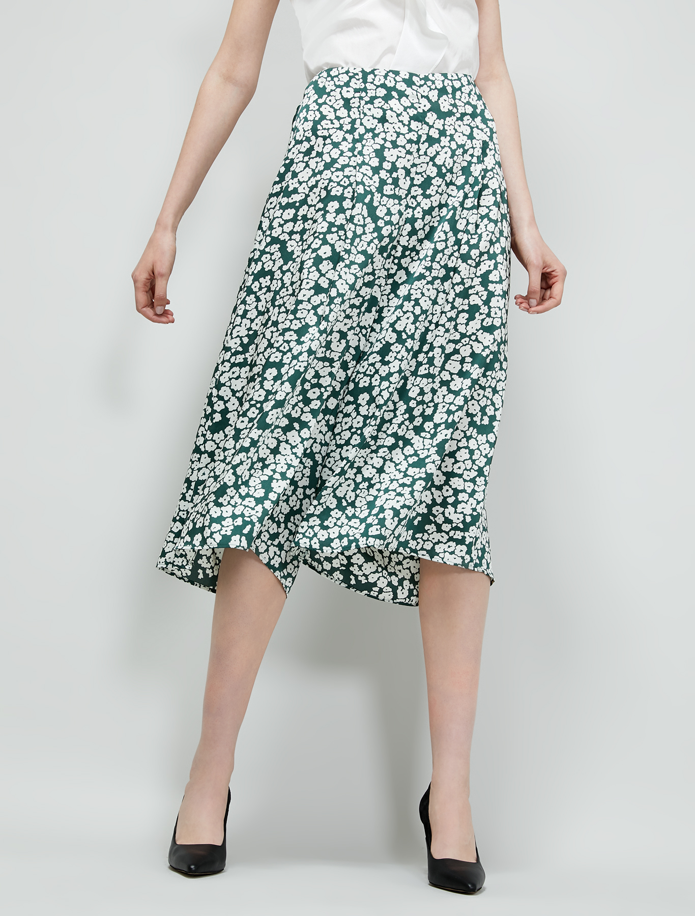 Twill culottes, green pattern - Pennyblack Twill culottes - green pattern - pennyblack