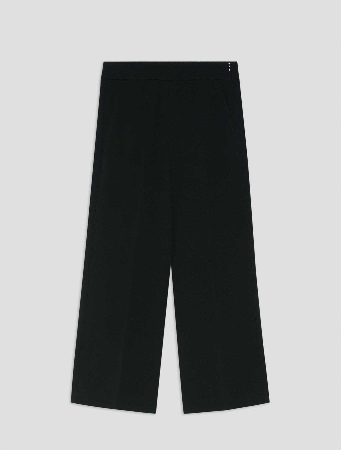 Flowing fabric wide-leg trousers, black - Pennyblack Flowing fabric wide-leg trousers - black - pennyblack