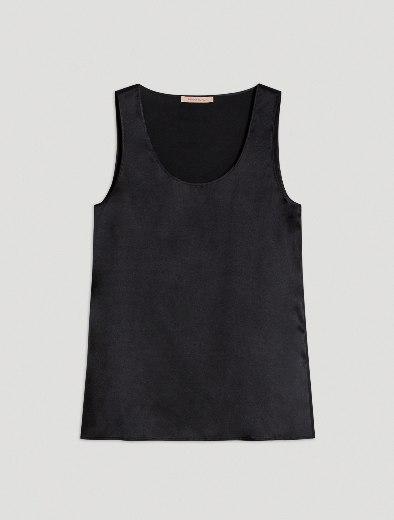 Silk satin top, black - Pennyblack Silk satin top - black - pennyblack