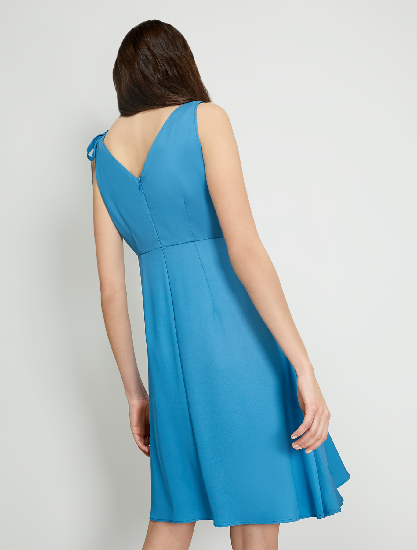 Cady dress with flounce, china blue - Pennyblack Cady dress with flounce - china blue - pennyblack