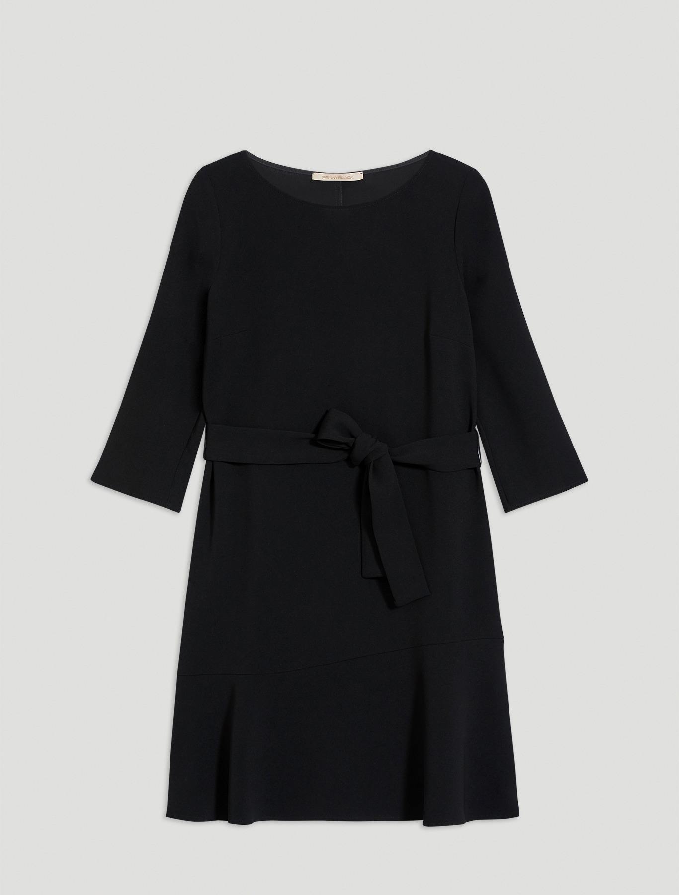 Flowing fabric dress, black - Pennyblack Flowing fabric dress - black - pennyblack