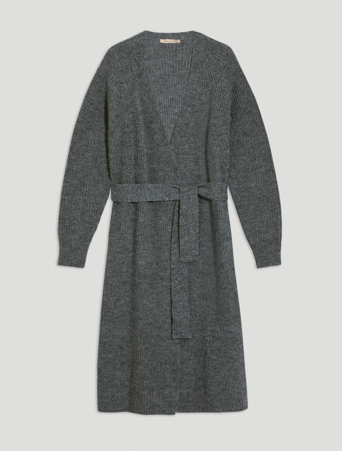 English ribbed cardigan, medium grey - Pennyblack English ribbed cardigan - medium grey - pennyblack
