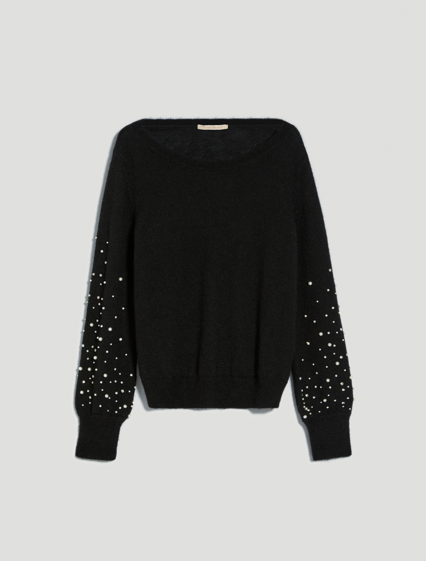 Pull in alpaca con perle, nero - Pennyblack Pull in alpaca con perle - nero - pennyblack
