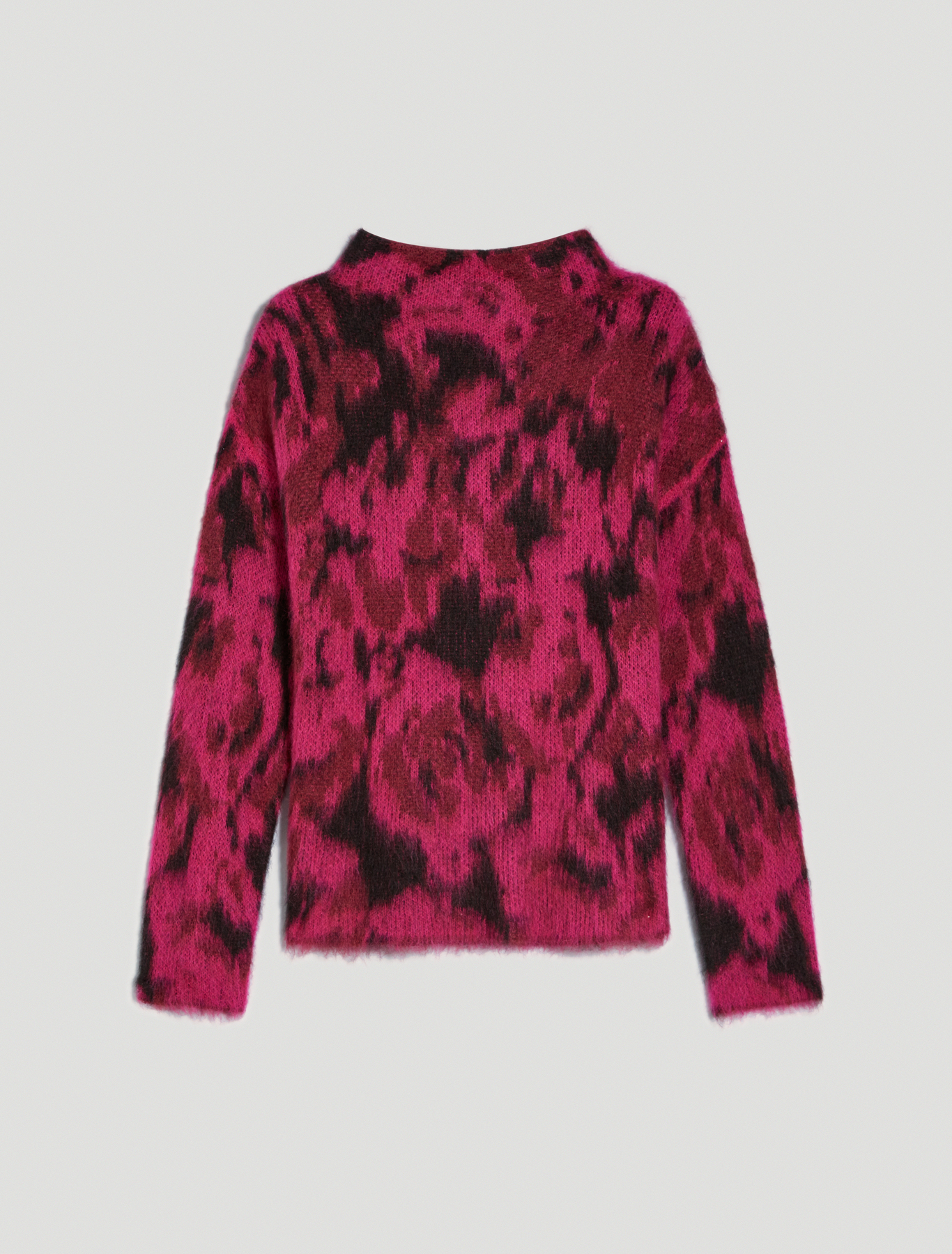 Jacquard mohair pullover, red - Pennyblack Jacquard mohair pullover - red - pennyblack