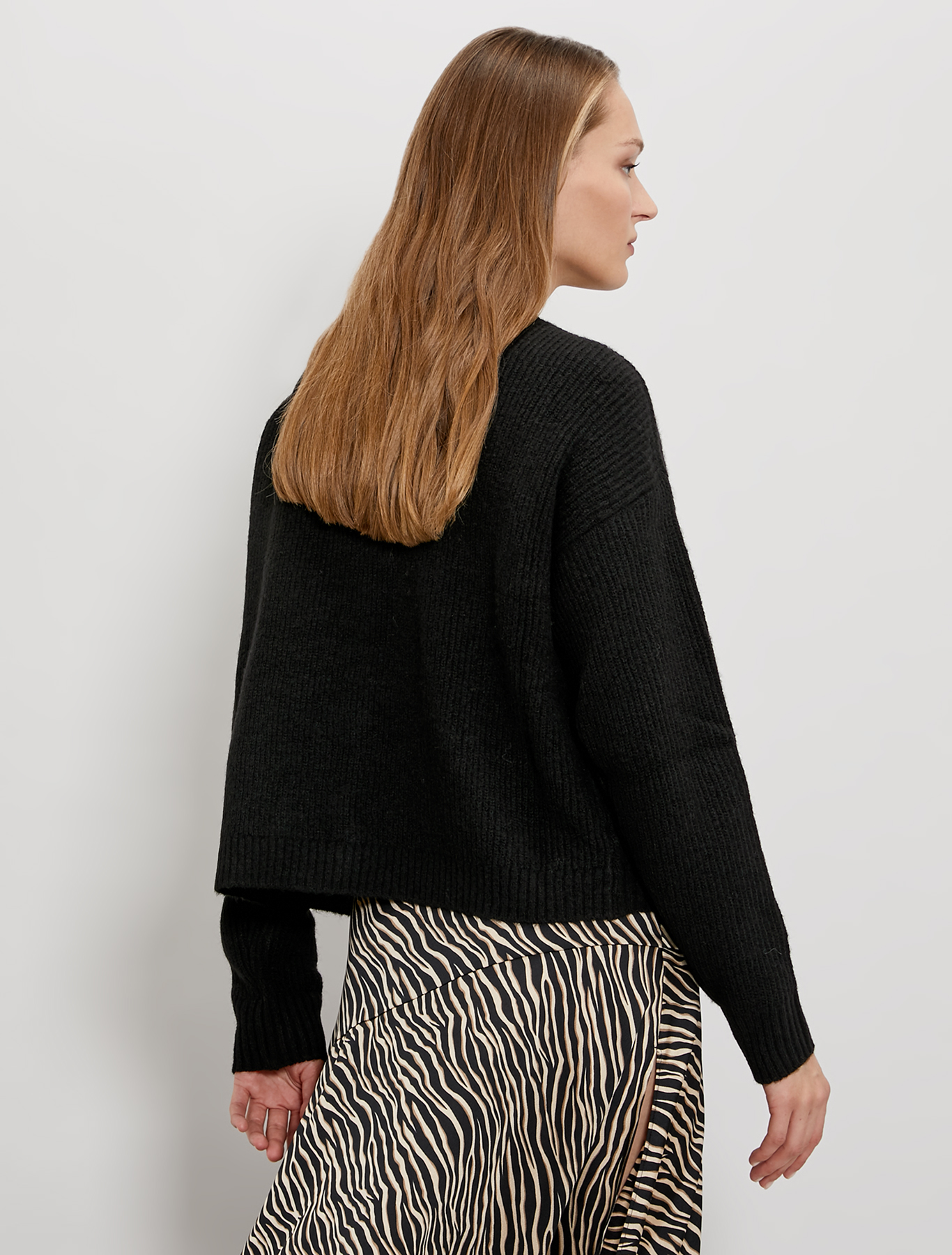 Twin set in wool blend, black - Pennyblack Twin set in wool blend - black - pennyblack
