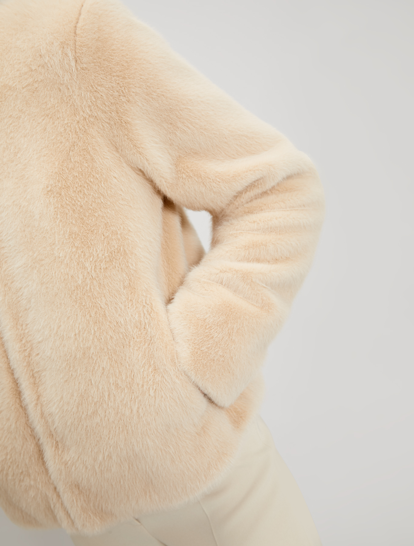 Giacca in peluche, beige - Pennyblack Giacca in peluche - beige - pennyblack