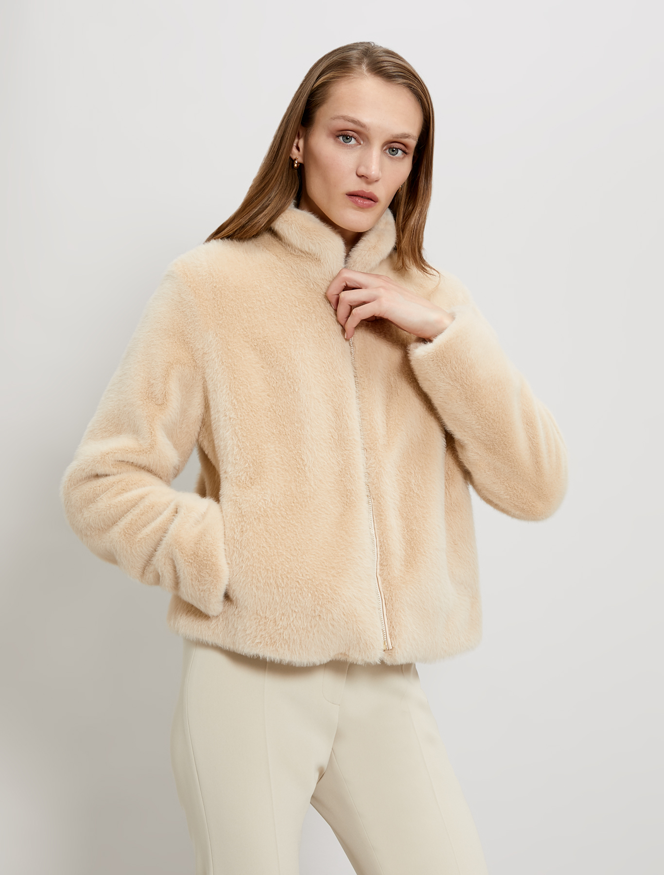 Giacca in peluche, beige - Pennyblack Giacca in peluche - beige - pennyblack