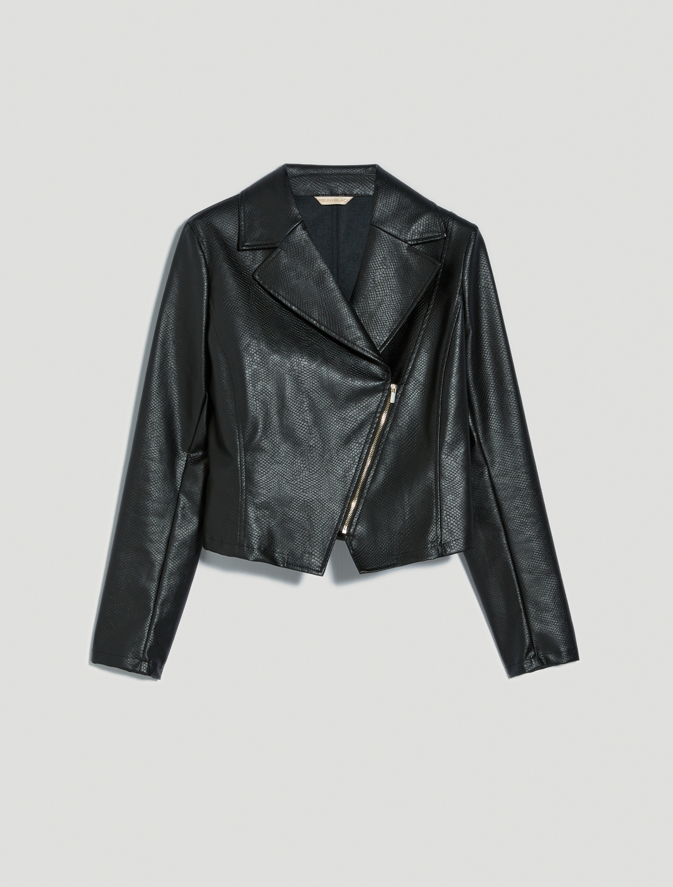 Coated jersey biker jacket, black - Pennyblack Coated jersey biker jacket - black - pennyblack