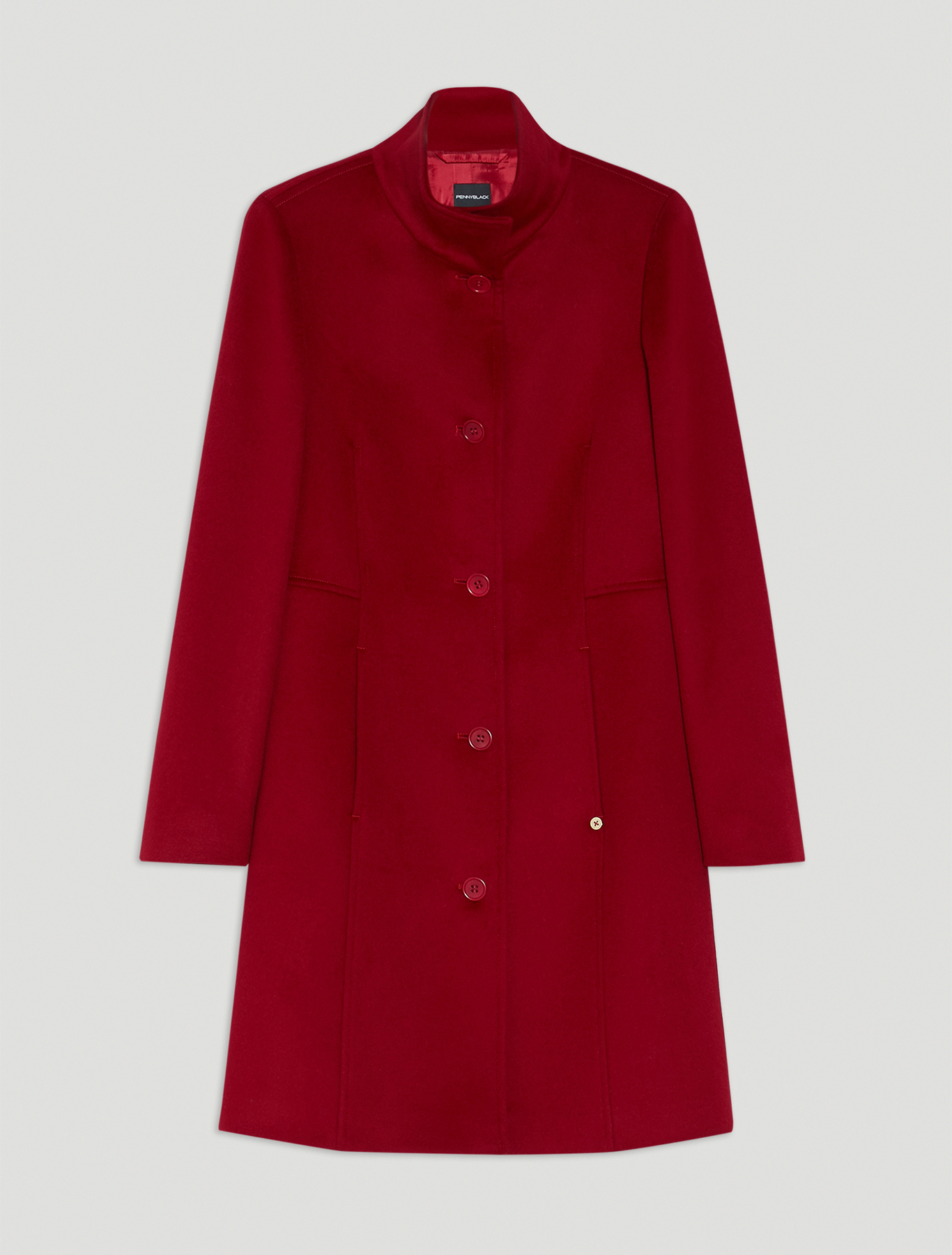 Wool velour coat, red - Pennyblack Wool velour coat - red - pennyblack