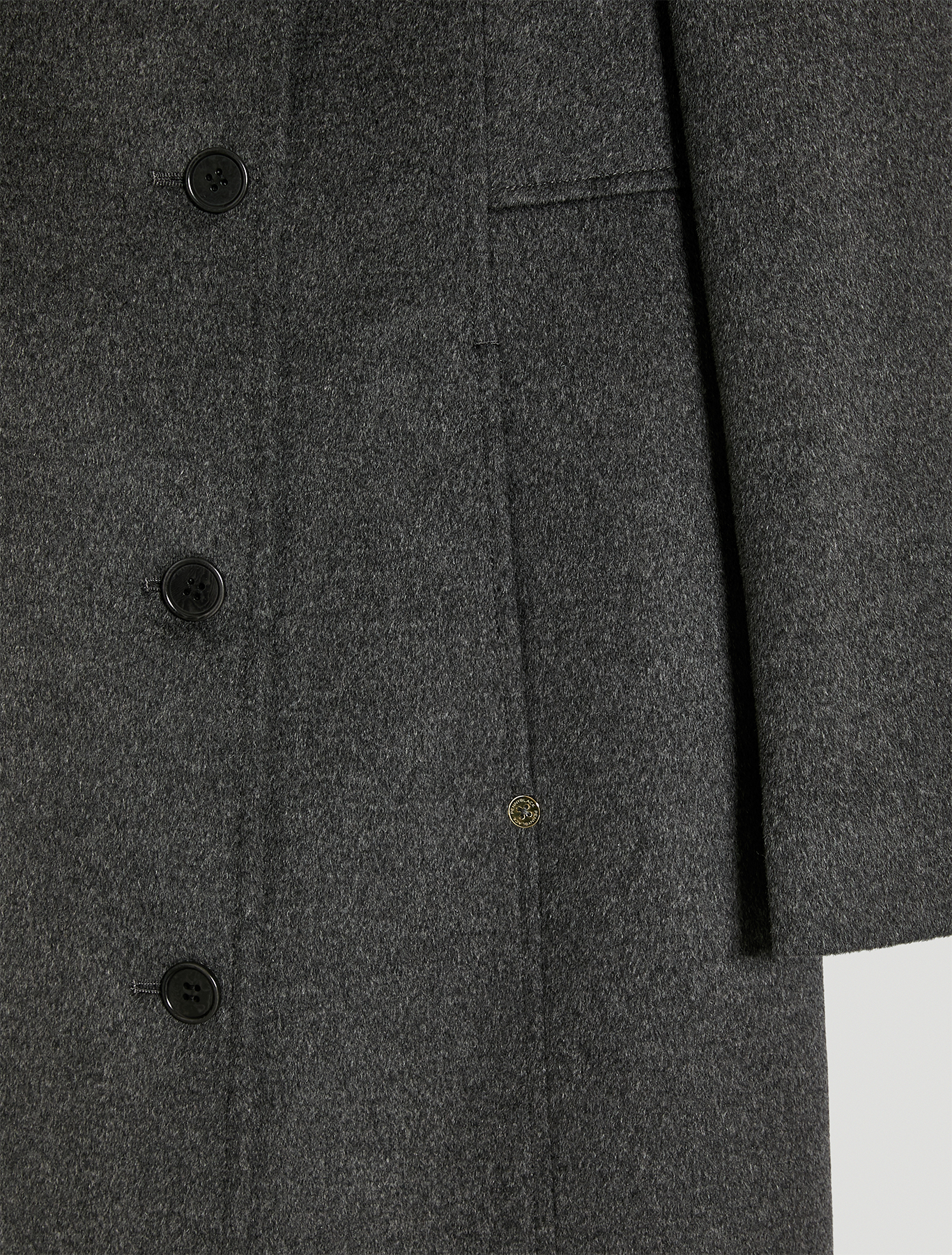 Wool velour coat, medium grey - Pennyblack Wool velour coat - medium grey - pennyblack