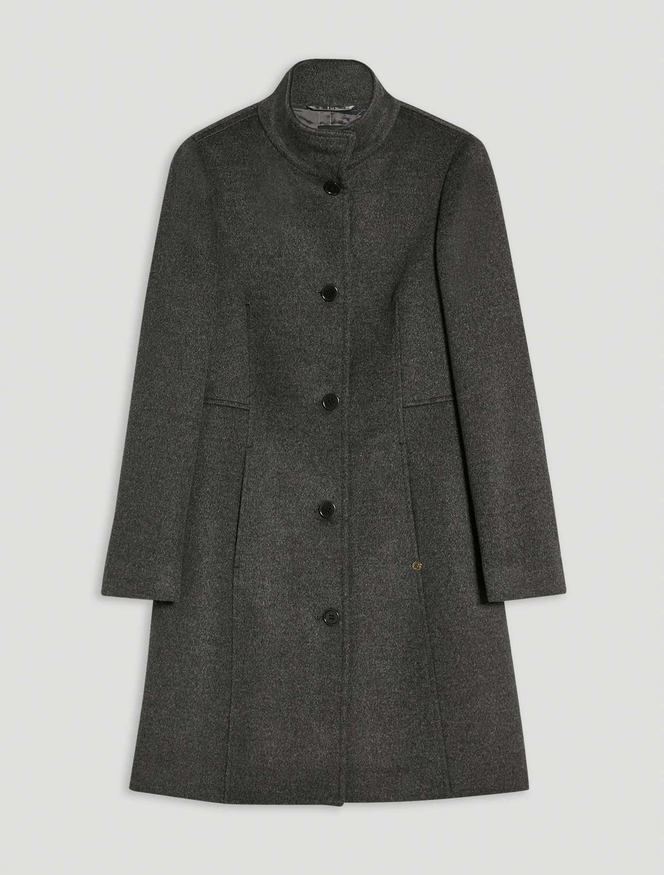 Wool velour coat, medium grey - Pennyblack Wool velour coat - medium grey - pennyblack