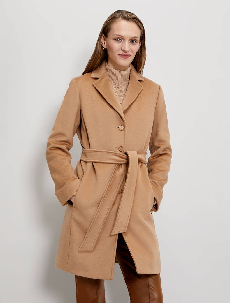 petite camel jacket