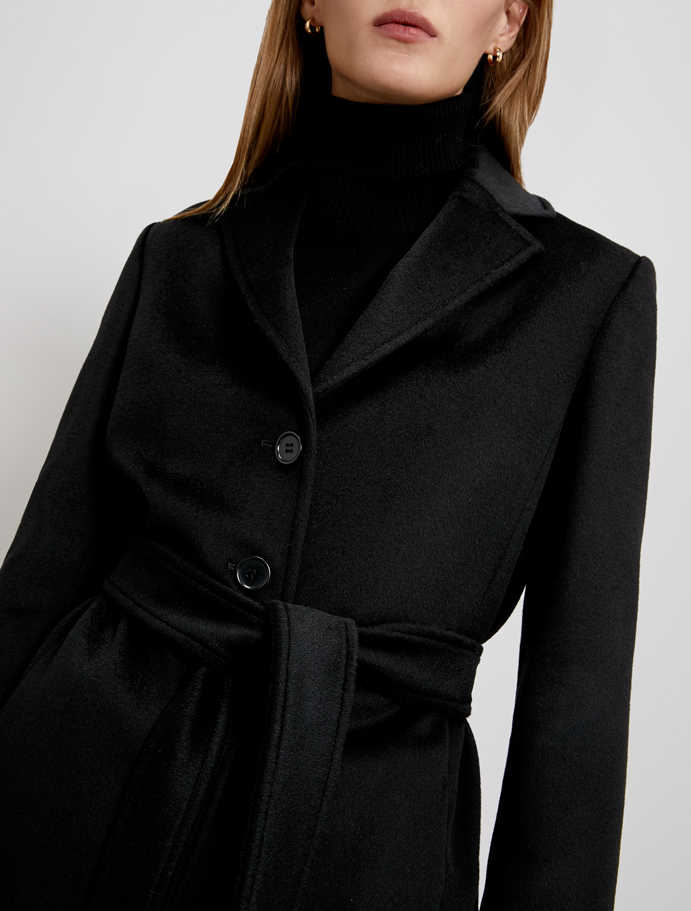 Pure wool coat, black - Pennyblack Pure wool coat - black - pennyblack