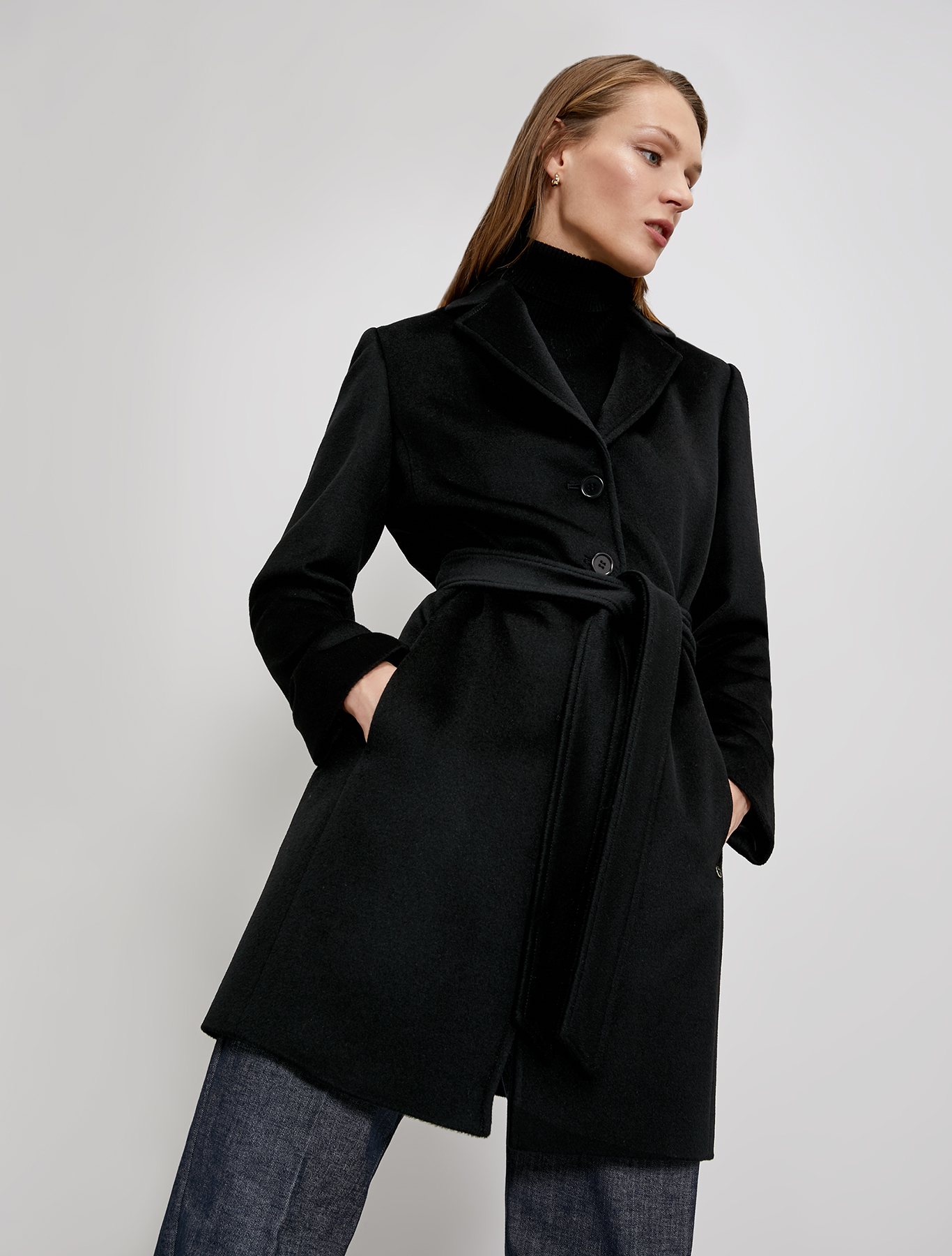 Pure wool coat, black - Pennyblack Pure wool coat - black - pennyblack
