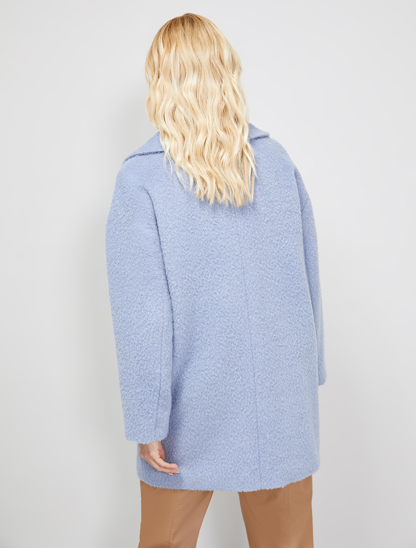 Wool and alpaca coat, air force blue - Pennyblack Wool and alpaca coat - air force blue - pennyblack
