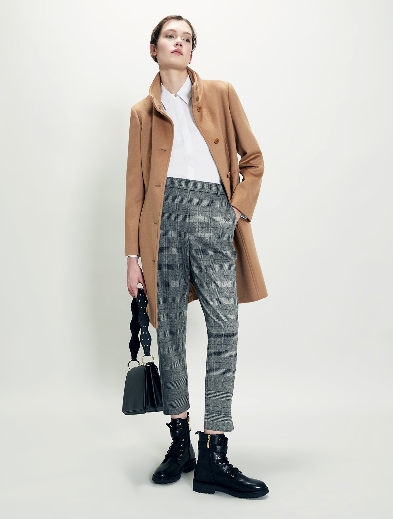Slim poplin shirt, white - Pennyblack Slim poplin shirt - white - pennyblack