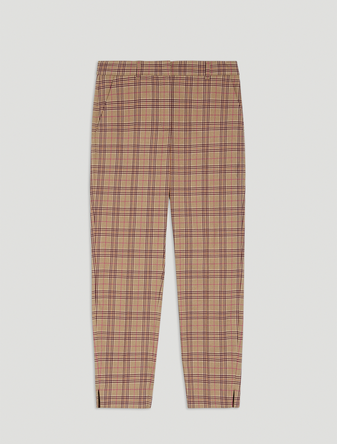 Slim-fit trousers, beige pattern - Pennyblack Slim-fit trousers - beige pattern - pennyblack