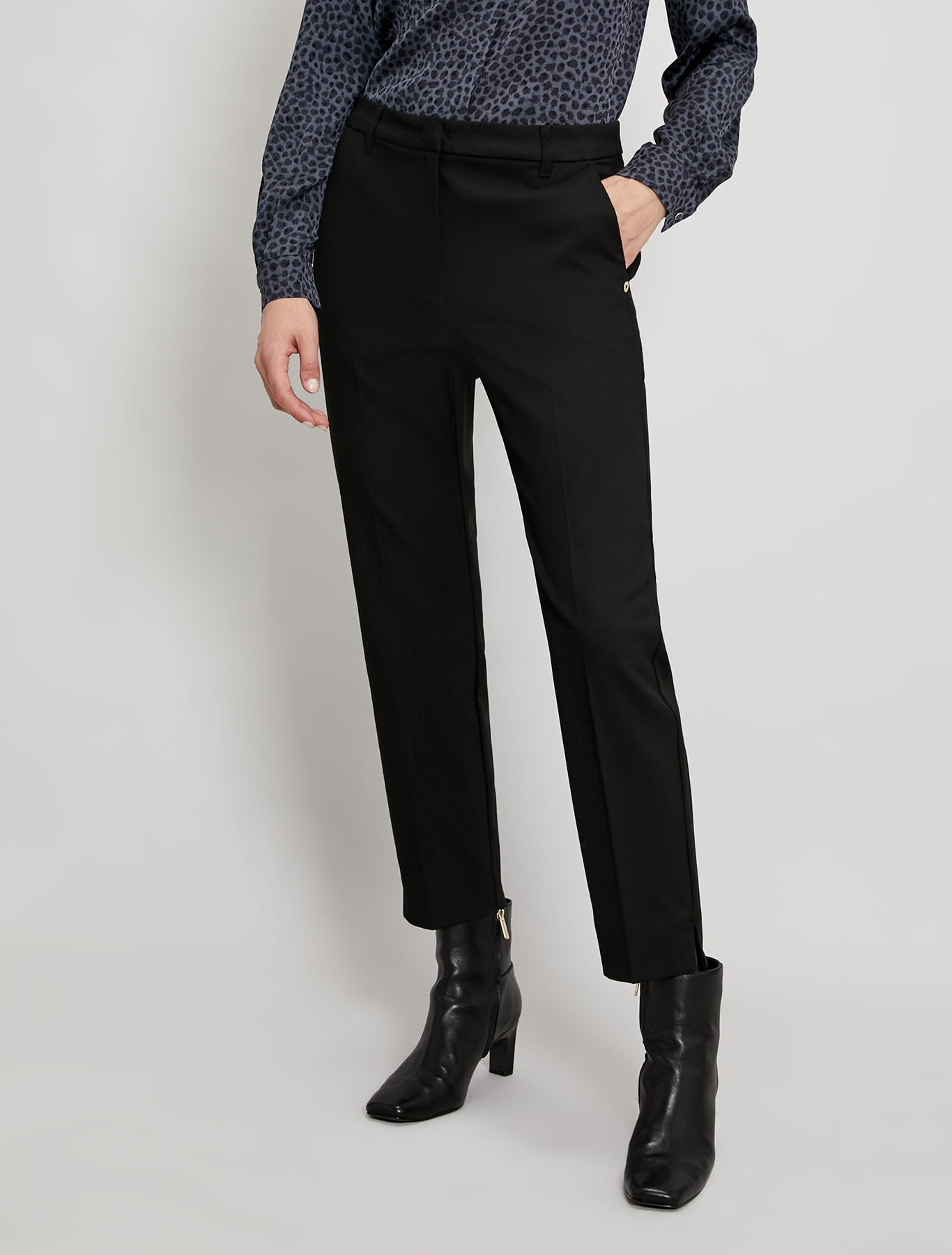 Slim-fit trousers, black - Pennyblack Slim-fit trousers - black - pennyblack