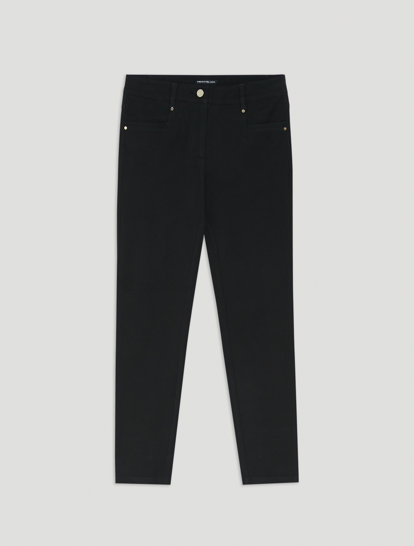 Pantaloni skinny fit in twill, nero - Pennyblack Pantaloni skinny fit in twill - nero - pennyblack